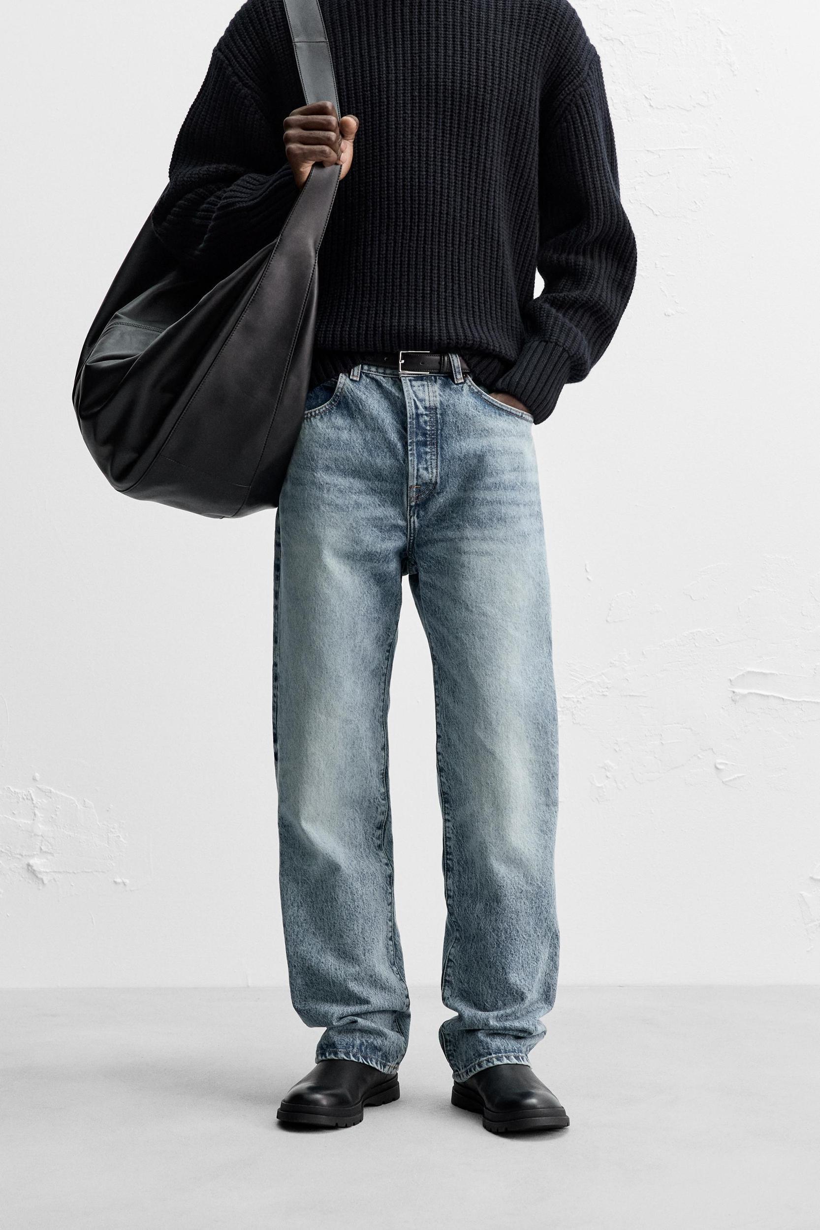 STRAIGHT LEG ANKLE FIT JEANS Product Image