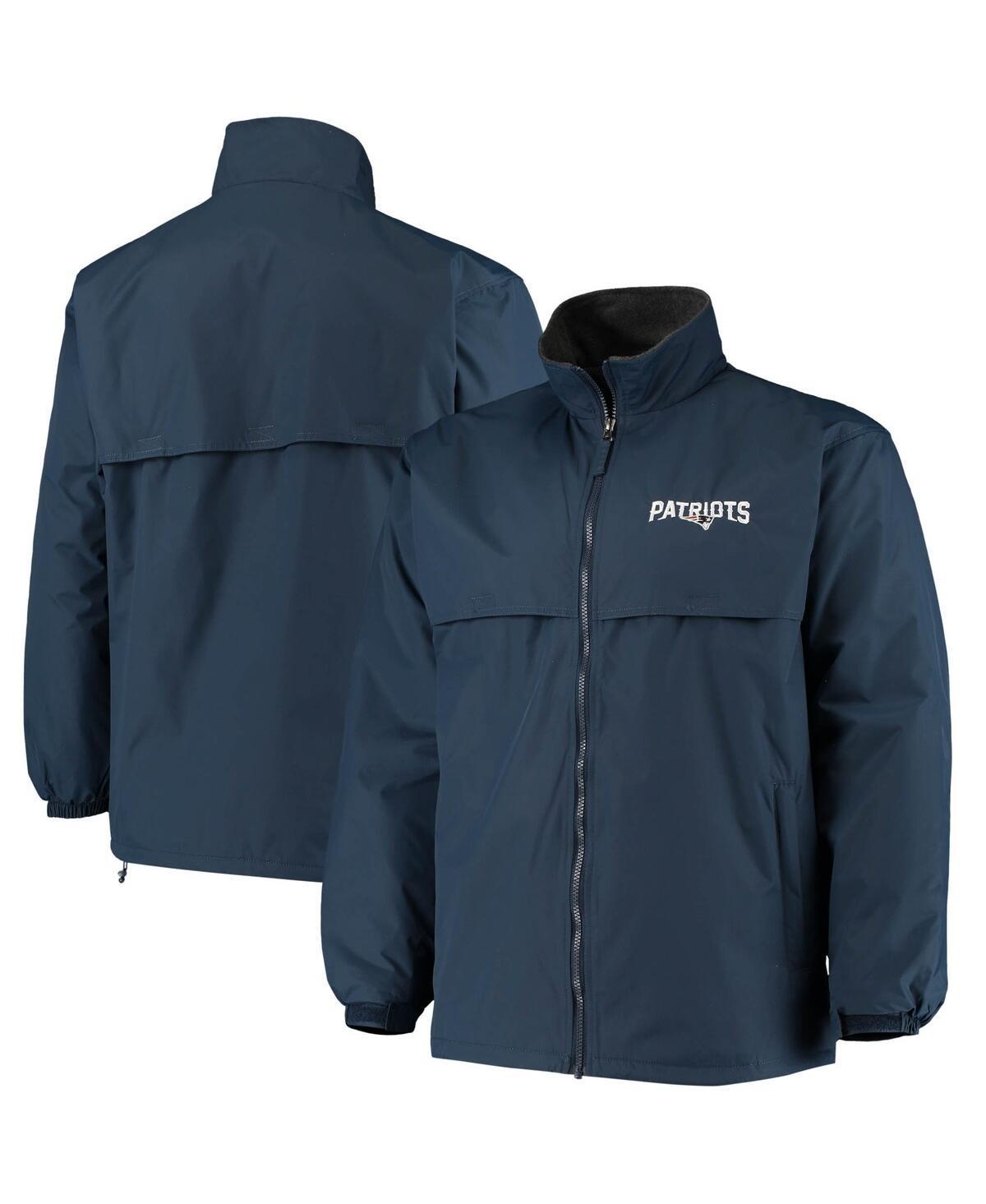 Men's Dunbrooke Navy New England Patriots Triumph Fleece Full-Zip Jacket, Size: Large, Blue Product Image