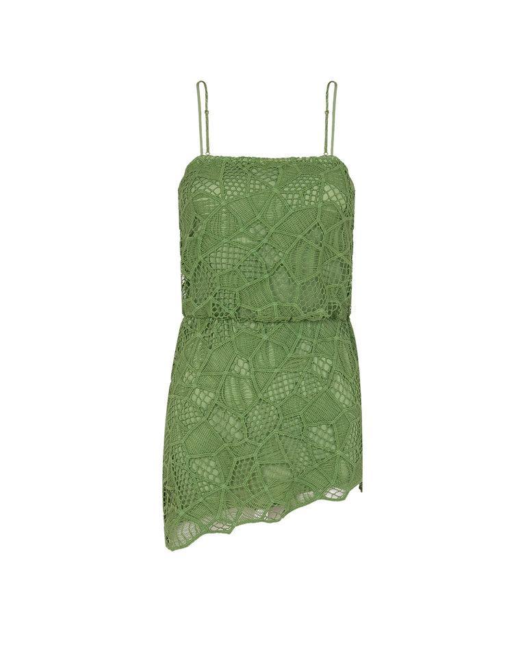 Hollie Short Dress - Aloe Product Image