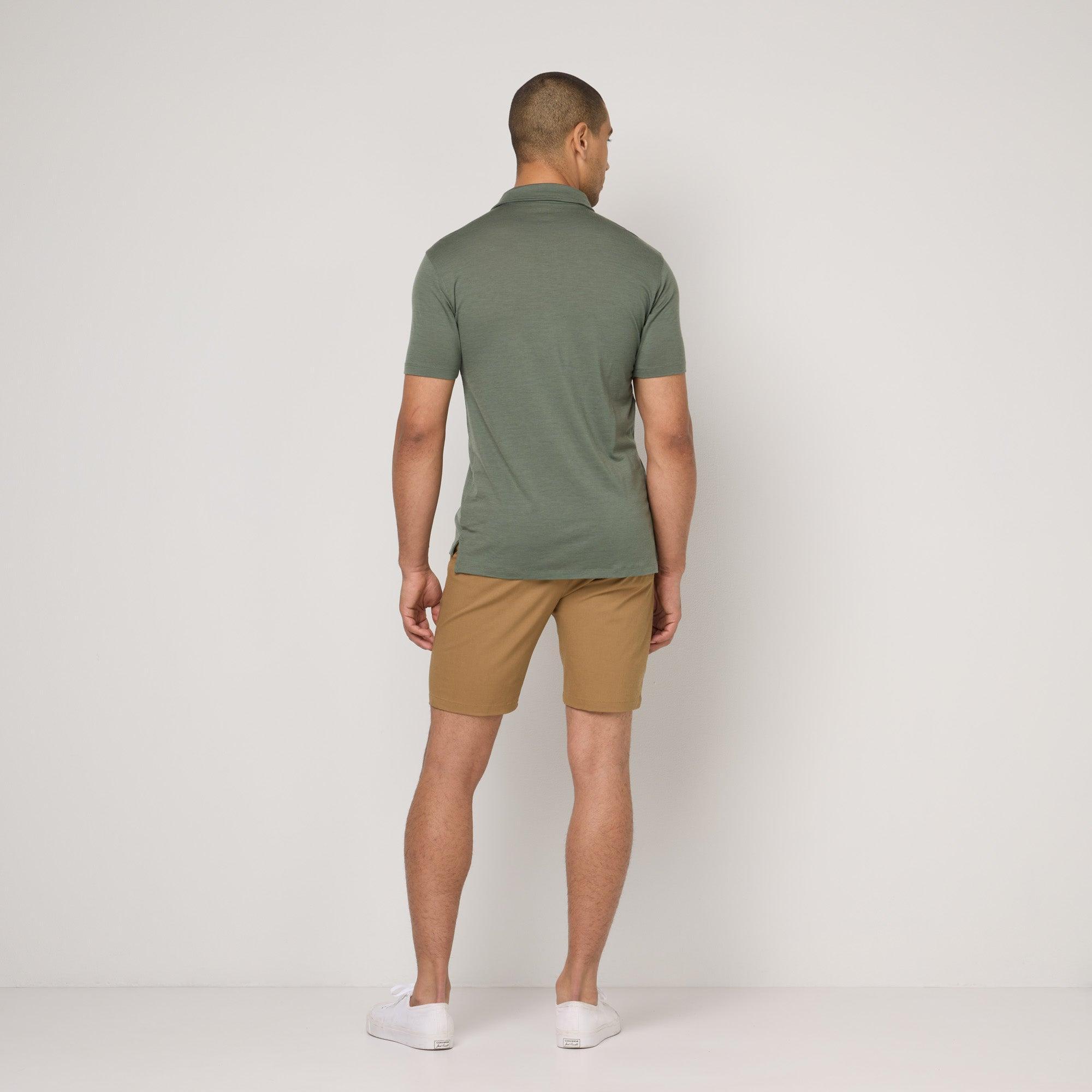 Merino Wool Stretch Tech Shorts | Cedarwood Product Image