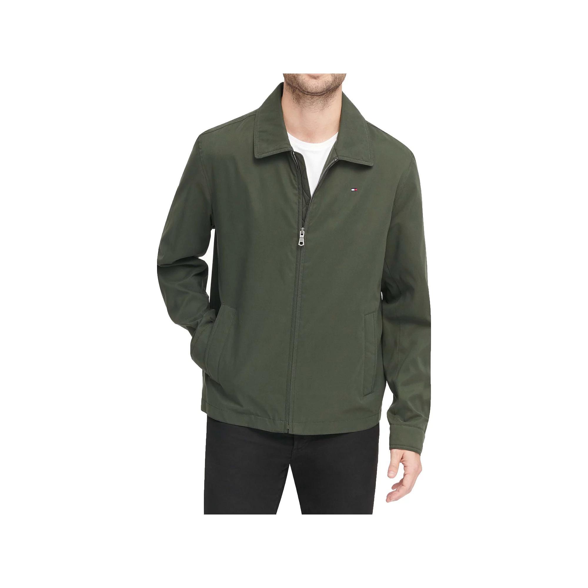 Men's Tommy Hilfiger Micro-Twill Golf Jacket, Size: Medium, Camouflage Product Image
