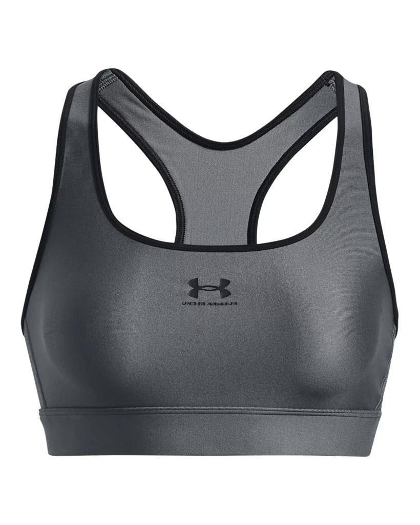 HeatGear Mid Womens Padless Sports Bra Product Image