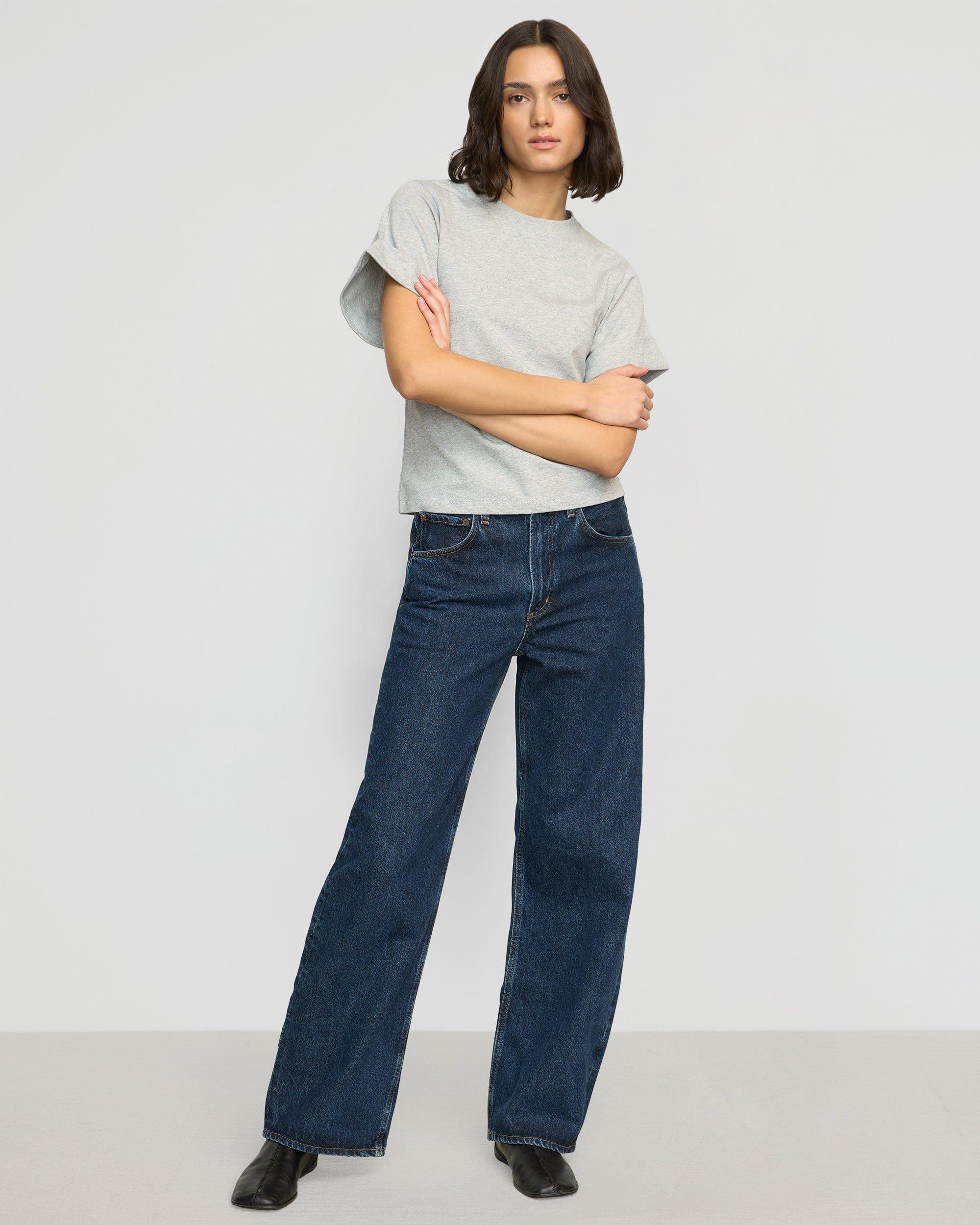 Terri Organic Cotton Structured-Cuff Tee Product Image