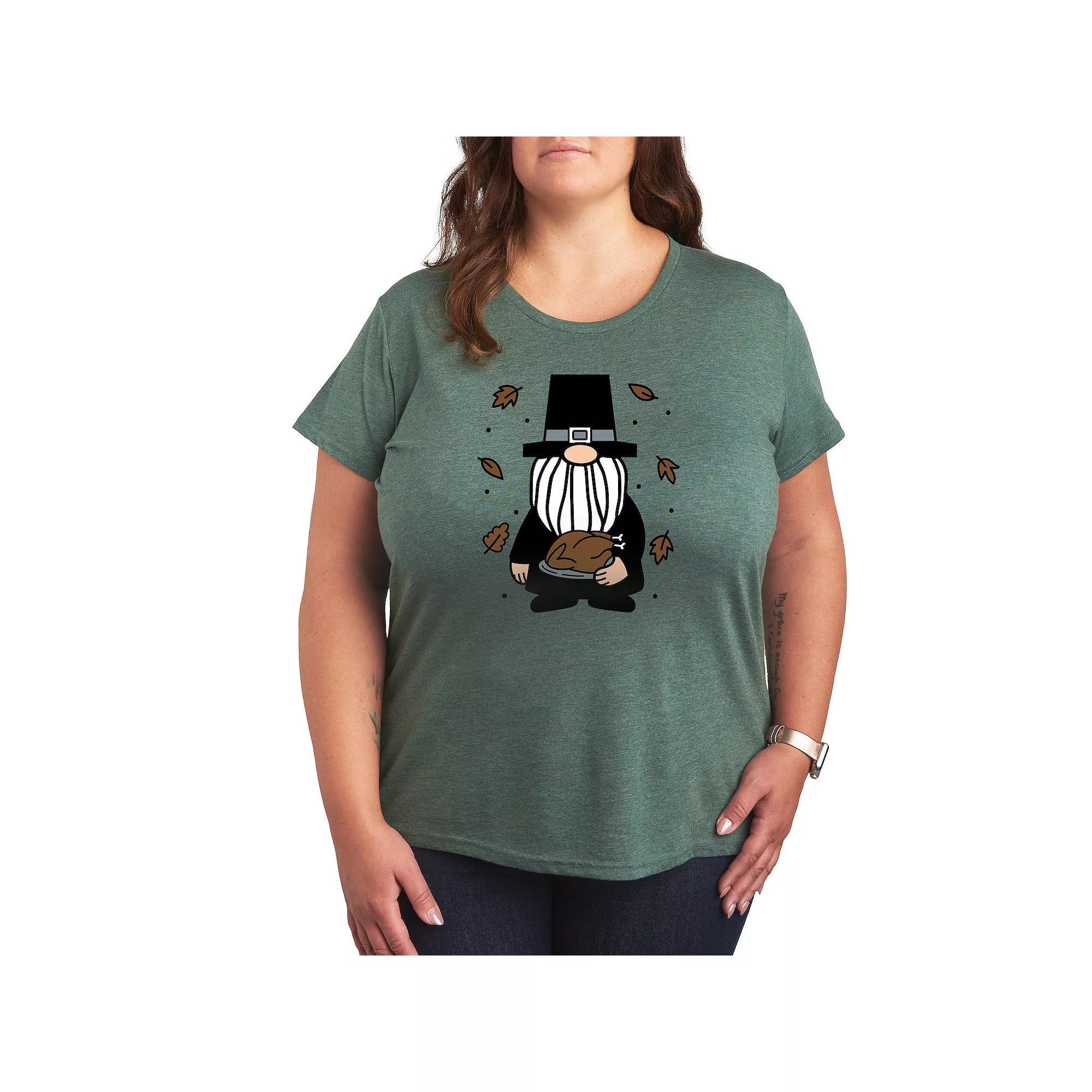 Plus Blessed Mimi Graphic Tee, Womens Grey Gray Product Image