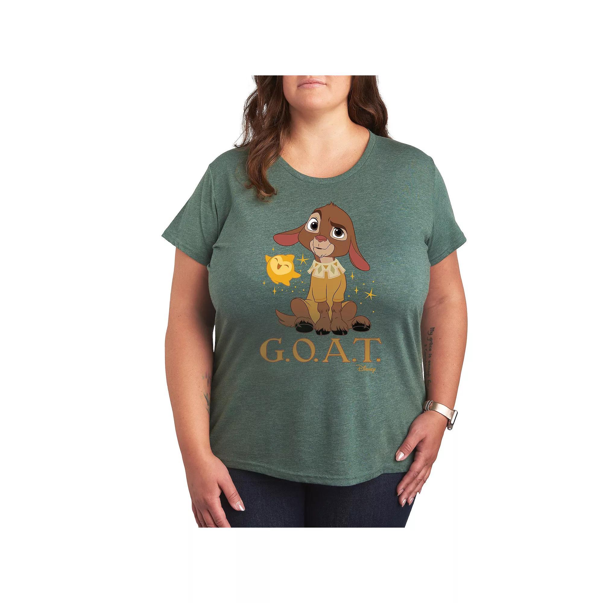 Plus Monopoly Money Stack Graphic Tee, Womens Grey Green Product Image