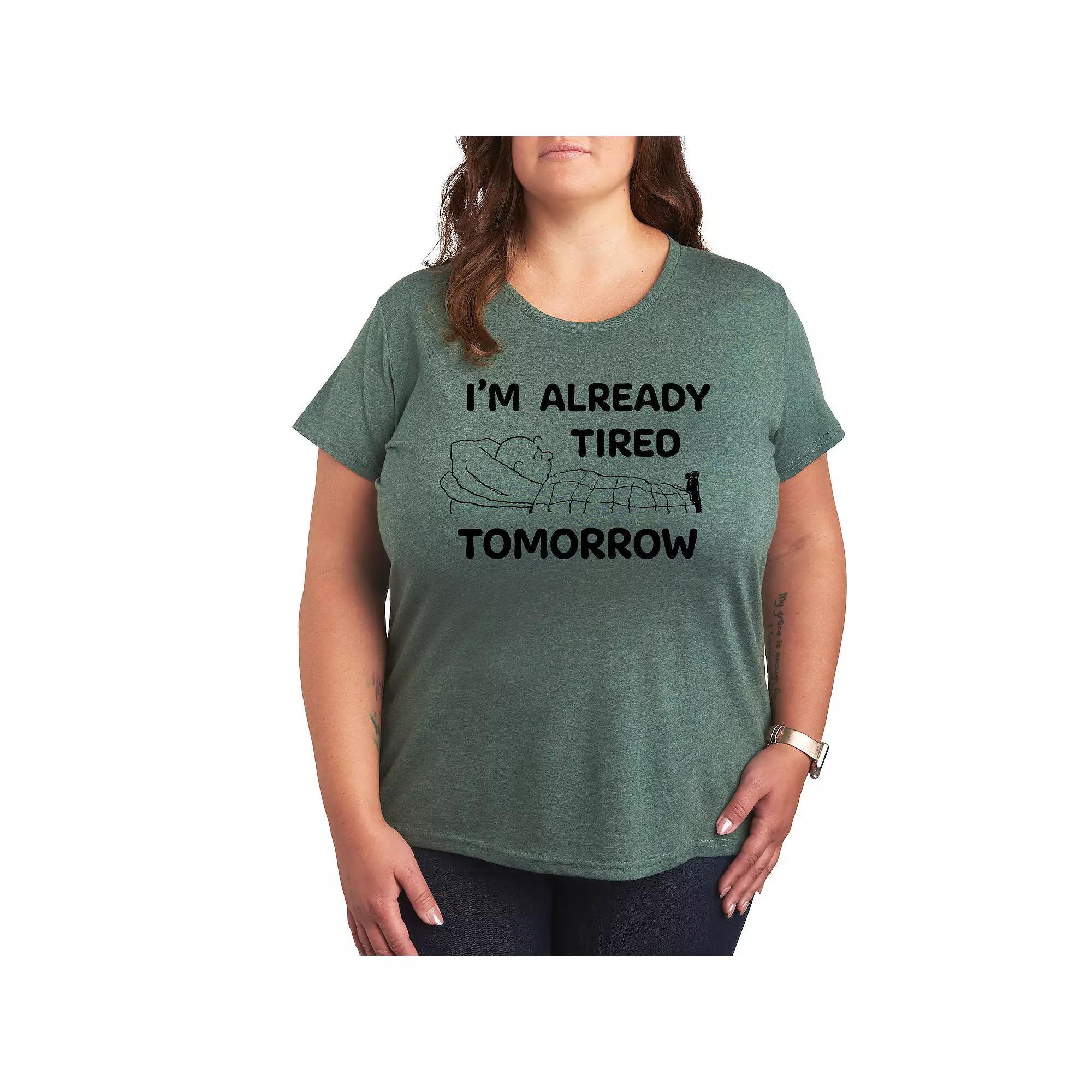 Plus Grace Changes Everything Graphic Tee, Womens Grey Juniper Product Image