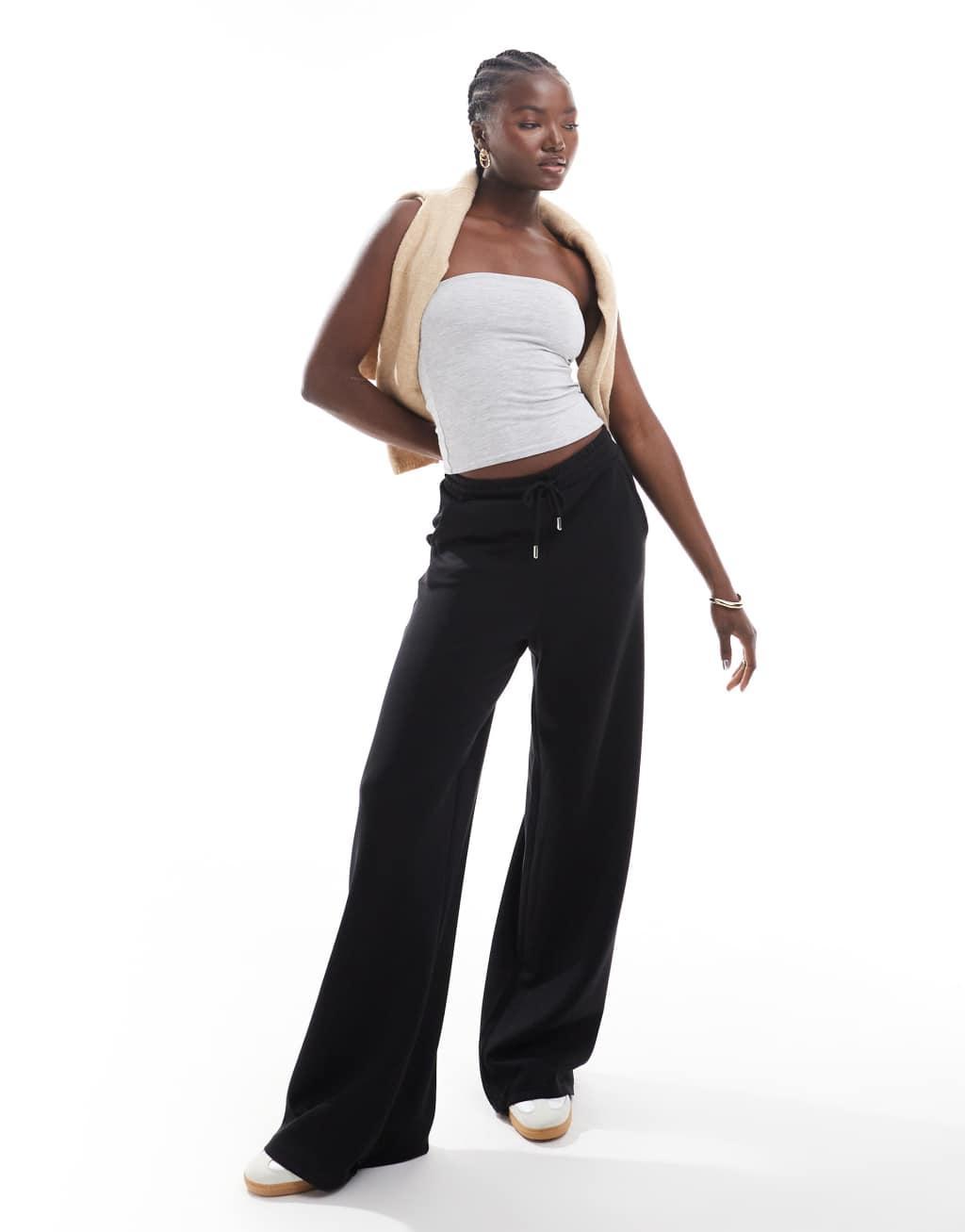 Cotton On all day bandeau tube top in gray Product Image