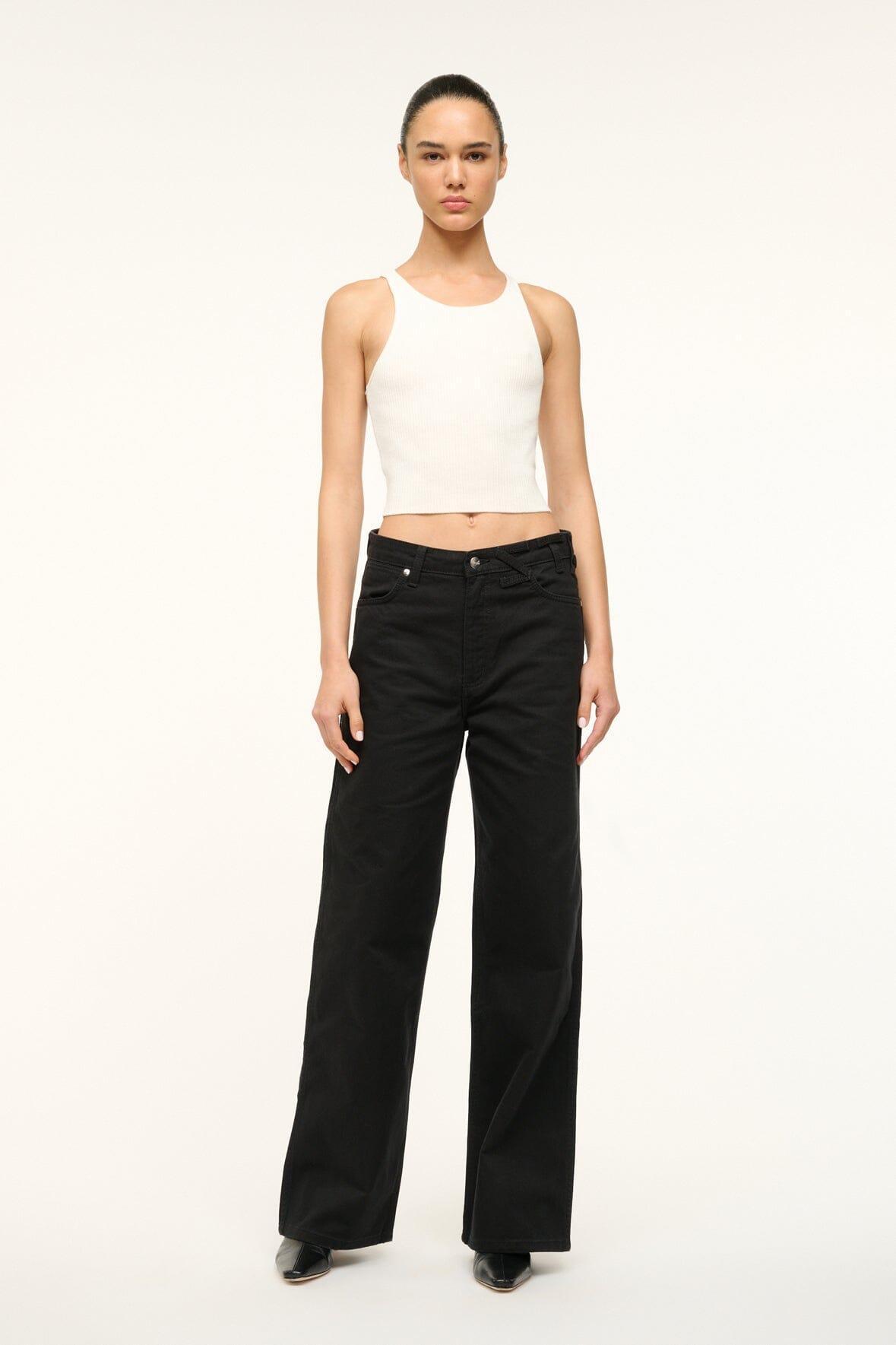 STAUD + WRANGLER THE LOOSE JEAN | BLACK Product Image