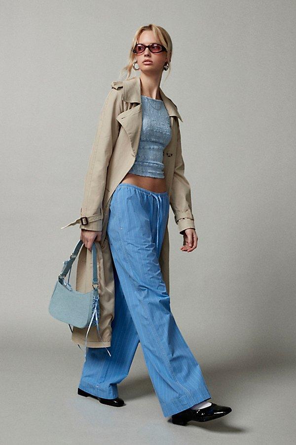 BDG Joey Poplin Wide-Leg Pant Womens at Urban Outfitters Product Image