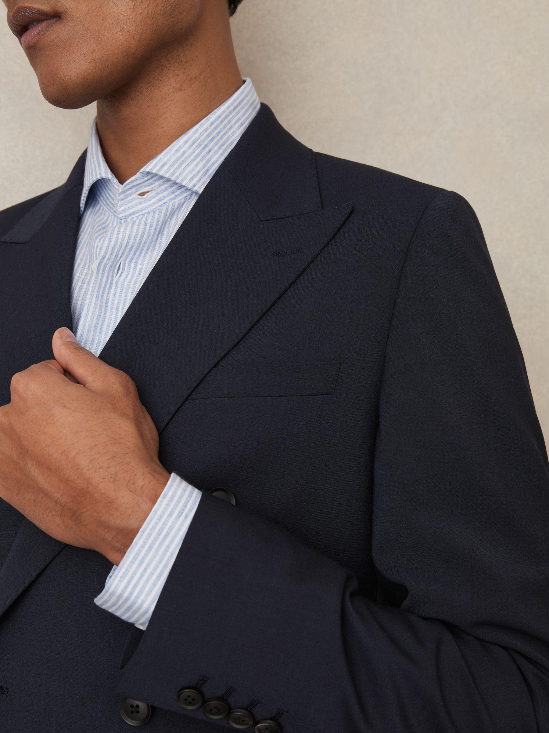 Mens Peacoat in Wool Product Image