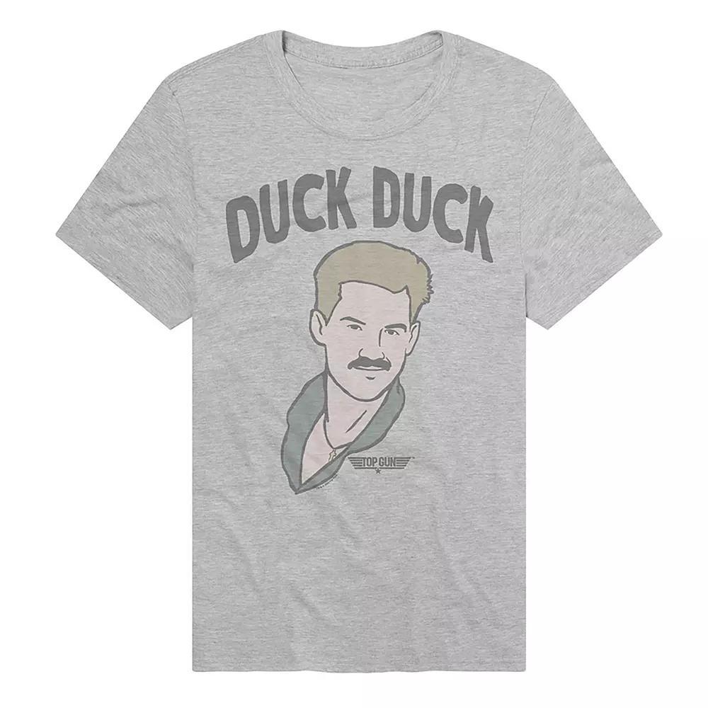 Men's Top Gun Duck Duck Goose Graphic Tee, Size: XXL, Athletic Grey Product Image