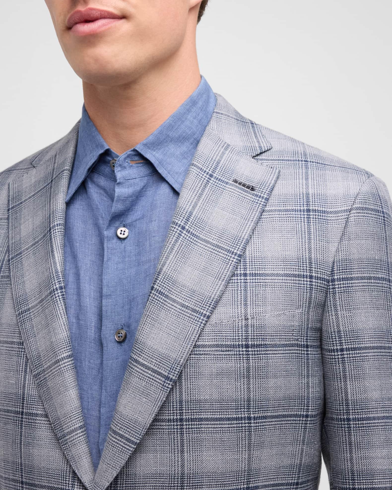 Men's Macro Plaid Sport Coat Product Image