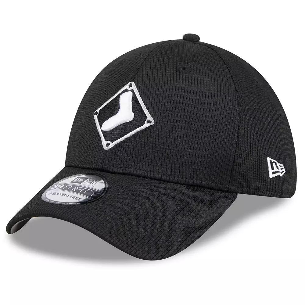 Men's New Era  Black Chicago White Sox 2024 Batting Practice 39THIRTY Flex Hat, Size: Small/Medium Product Image