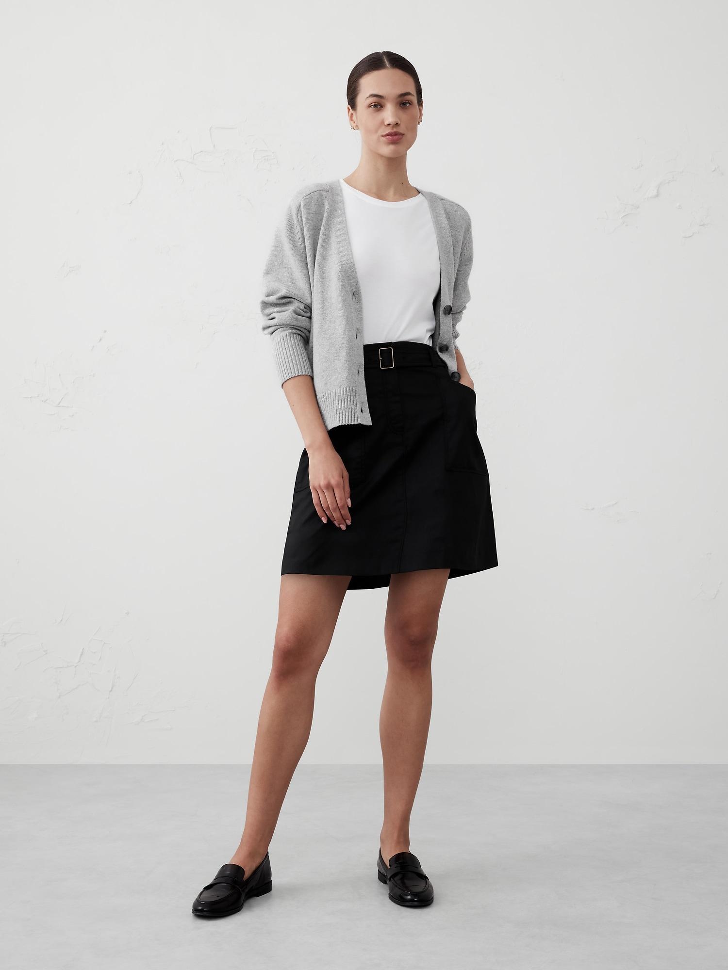 Twill Painters Mini Skirt Product Image