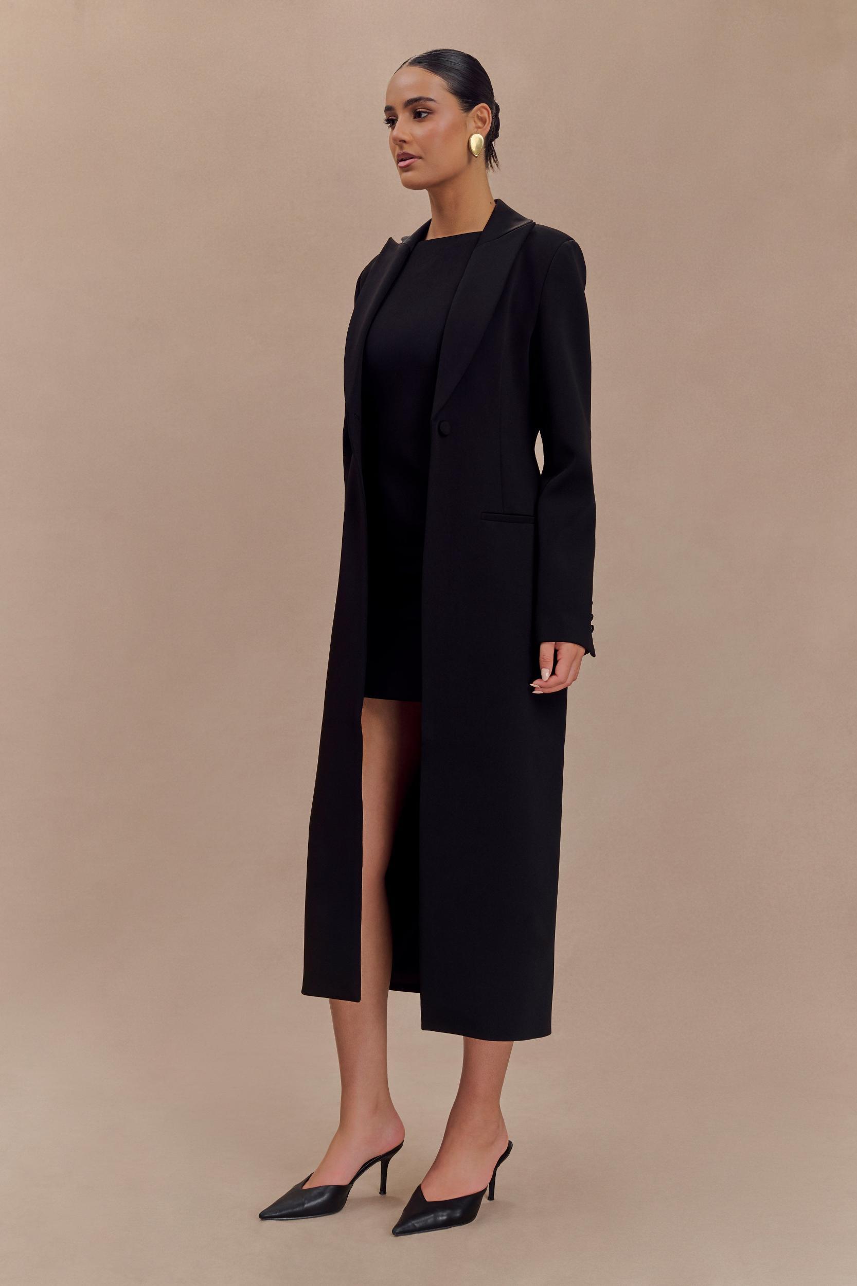 Caviar Suiting Coat - Black Product Image