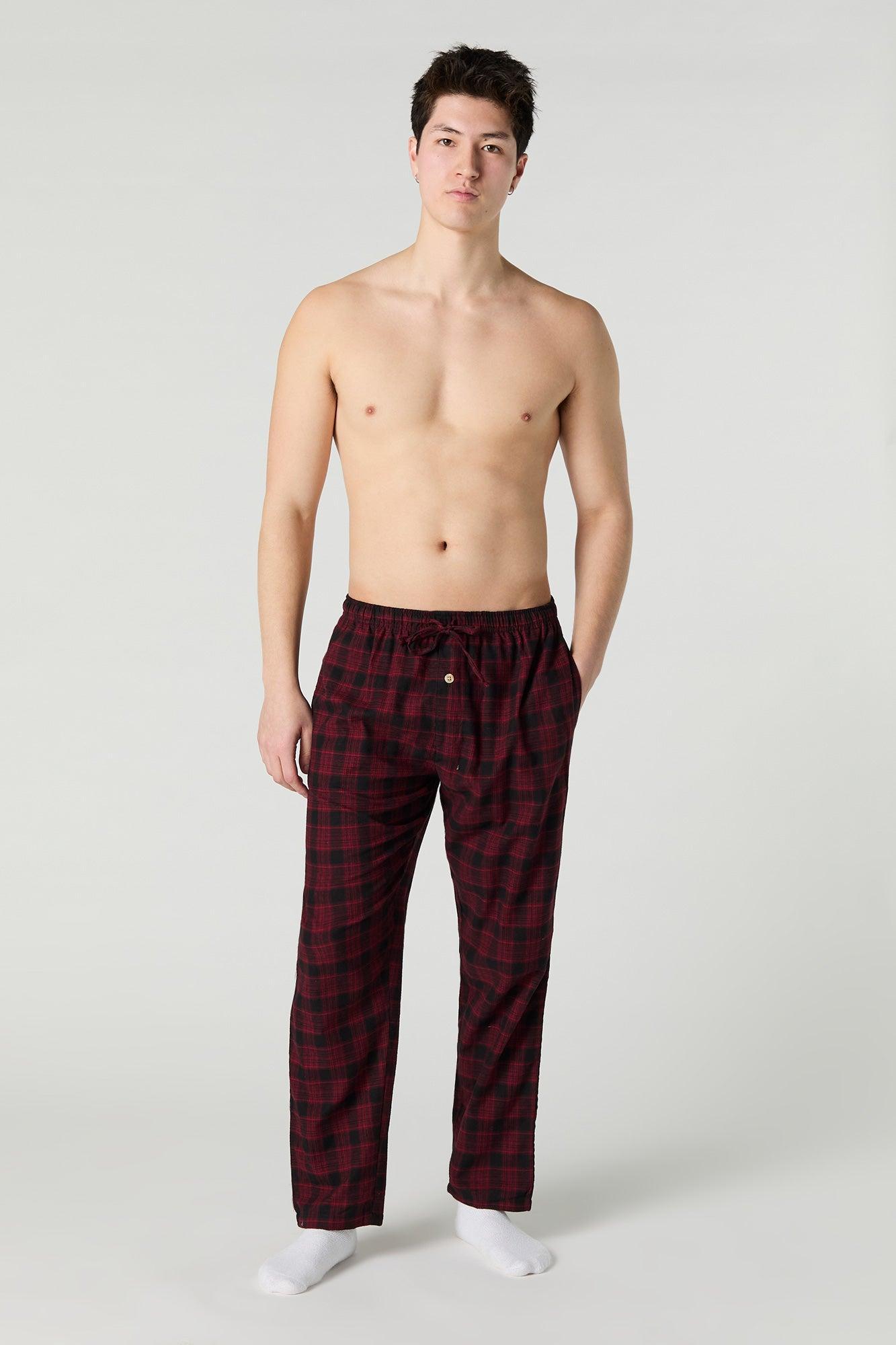 Plaid Pajama Pant Male Product Image