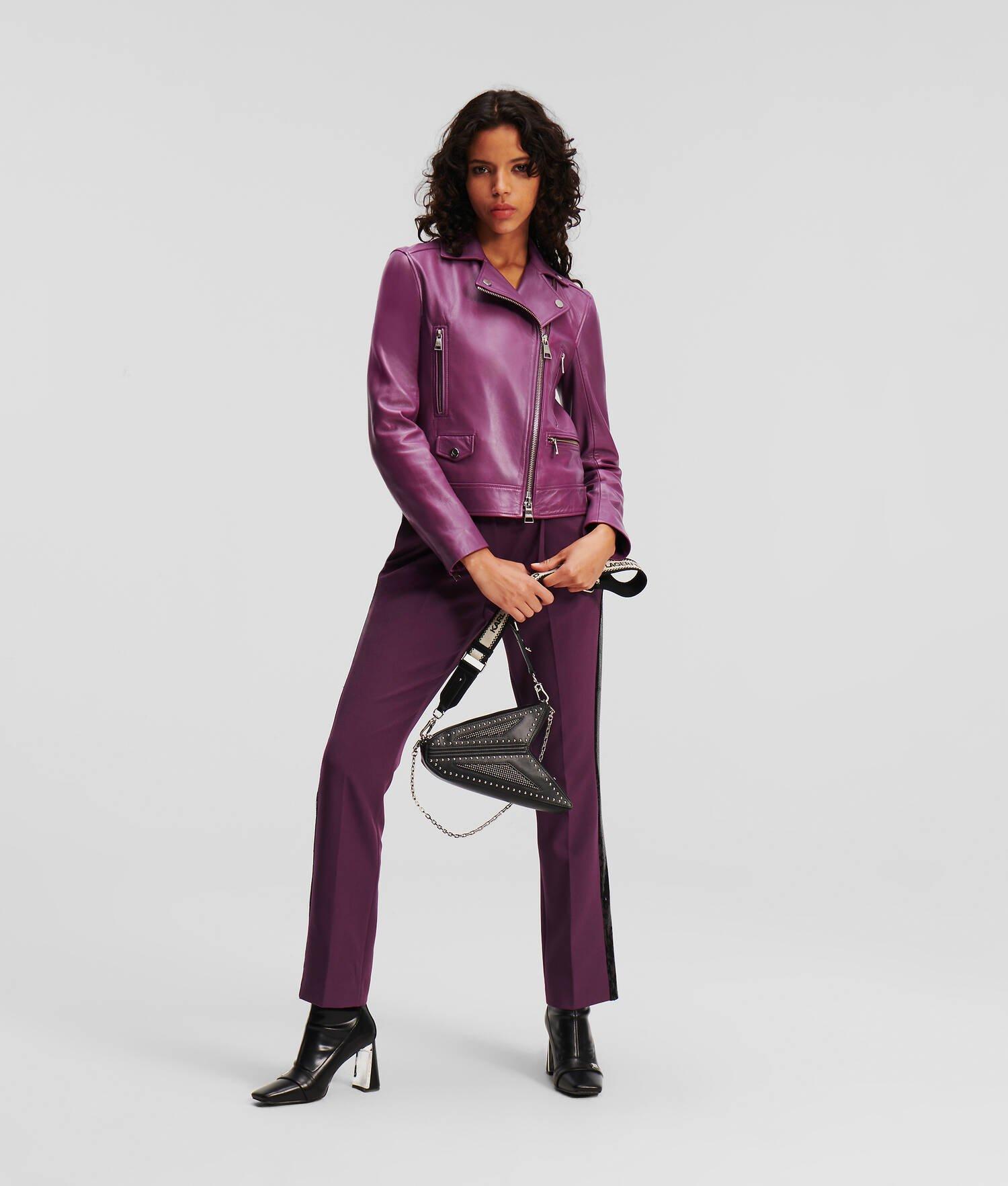 LEATHER BIKER JACKET Product Image