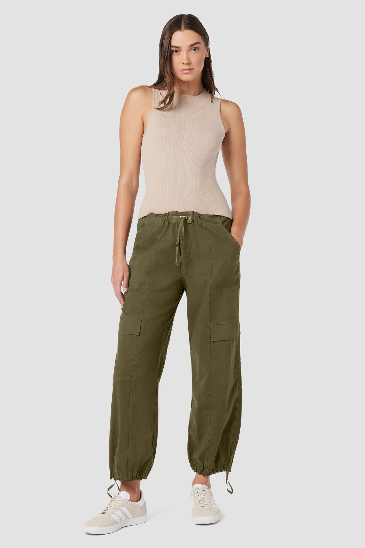 Drawstring Cargo Parachute Pant Female Product Image