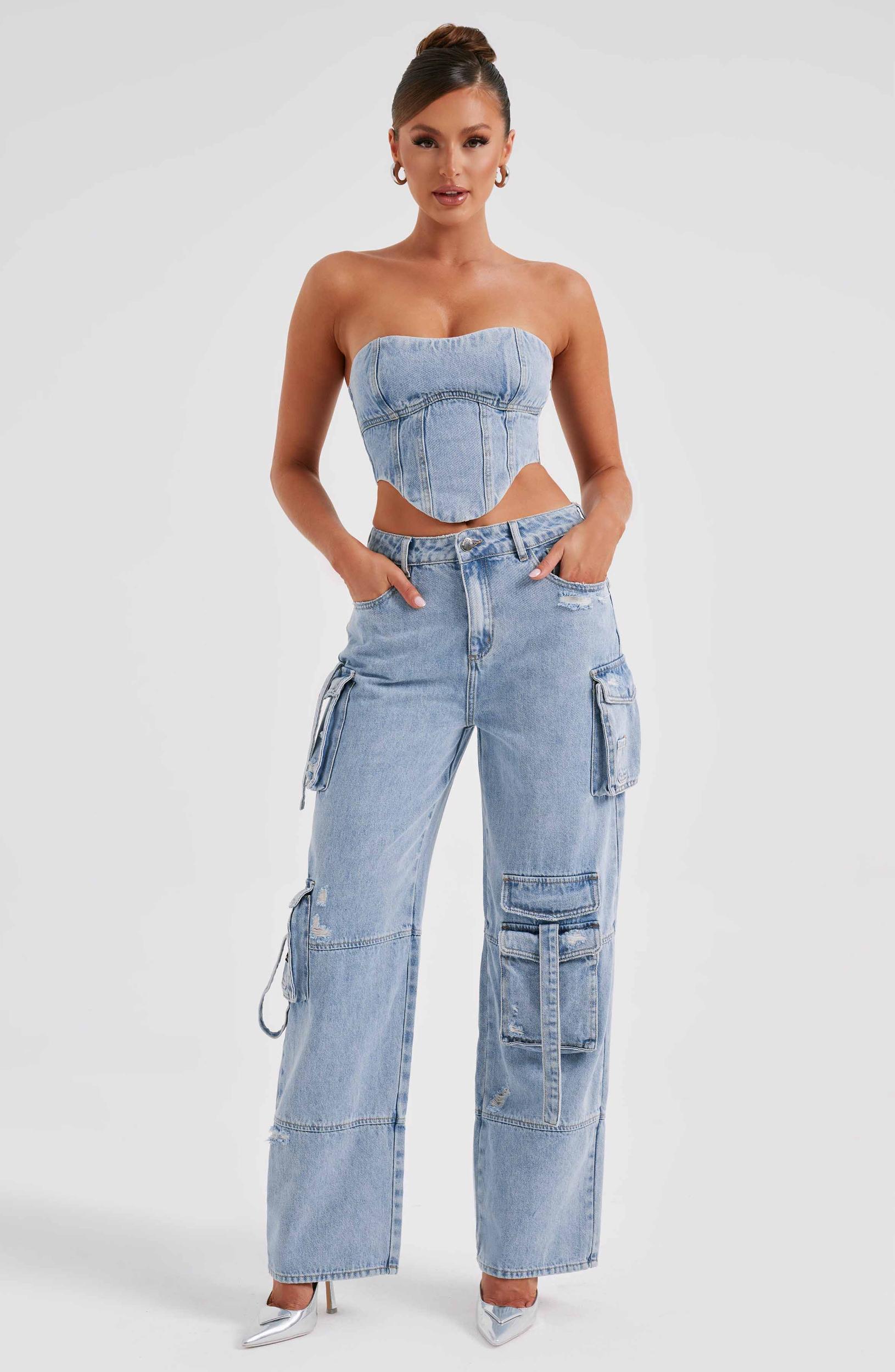 Brooklyn Cargo Pant - Blue Product Image