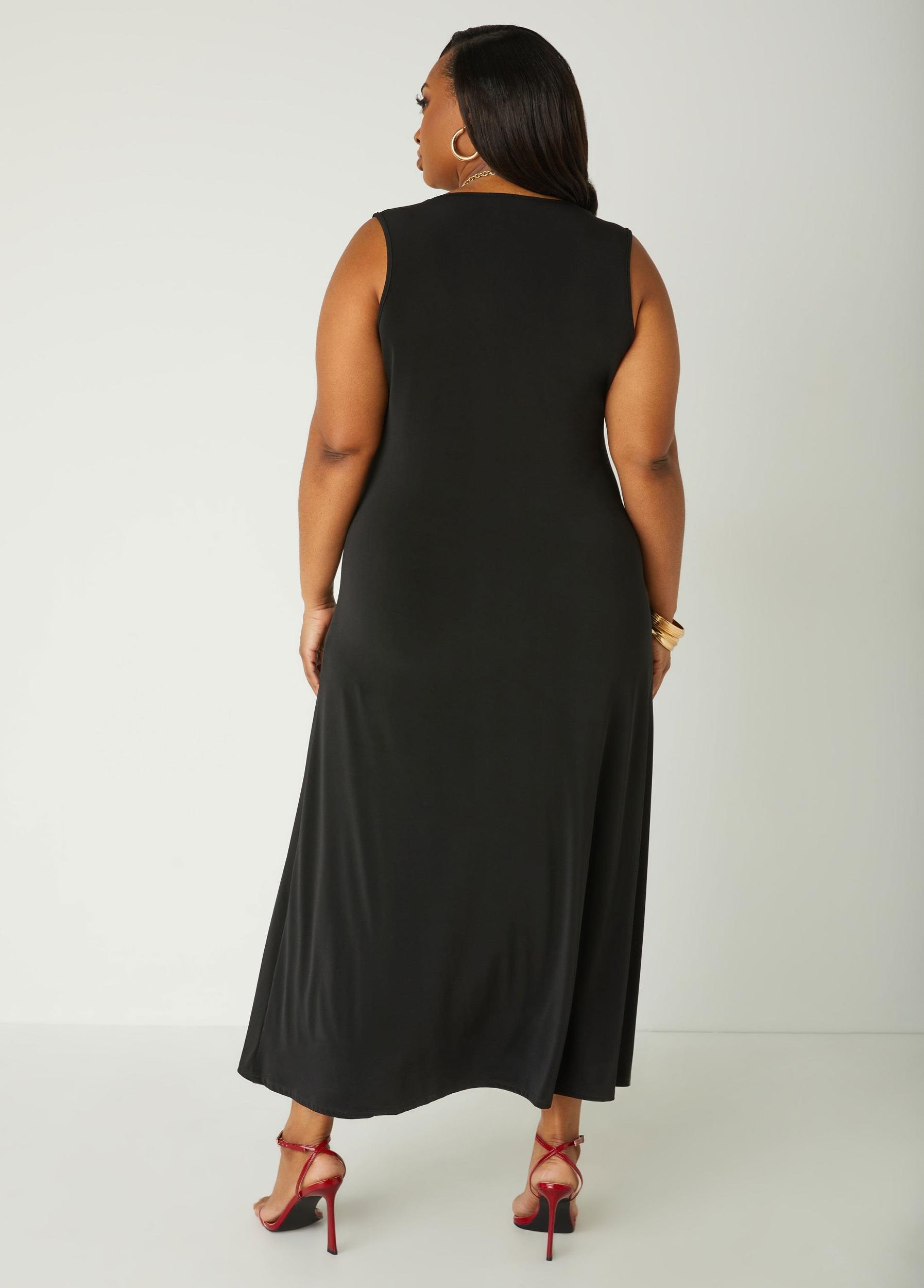 Plus Size A Line Maxi Dress Ashley Stewart Product Image