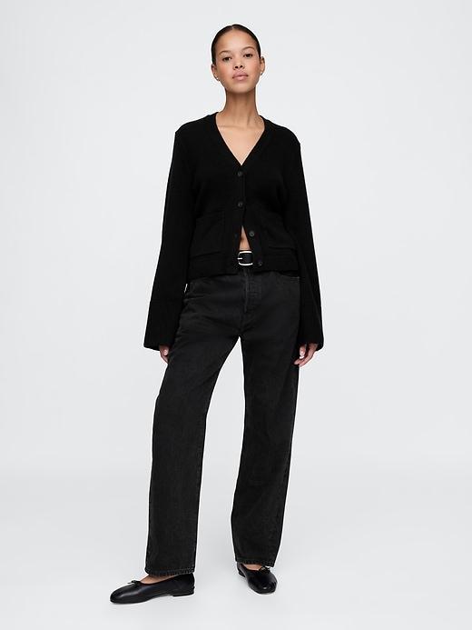 CashSoft Pocket Cardigan Product Image