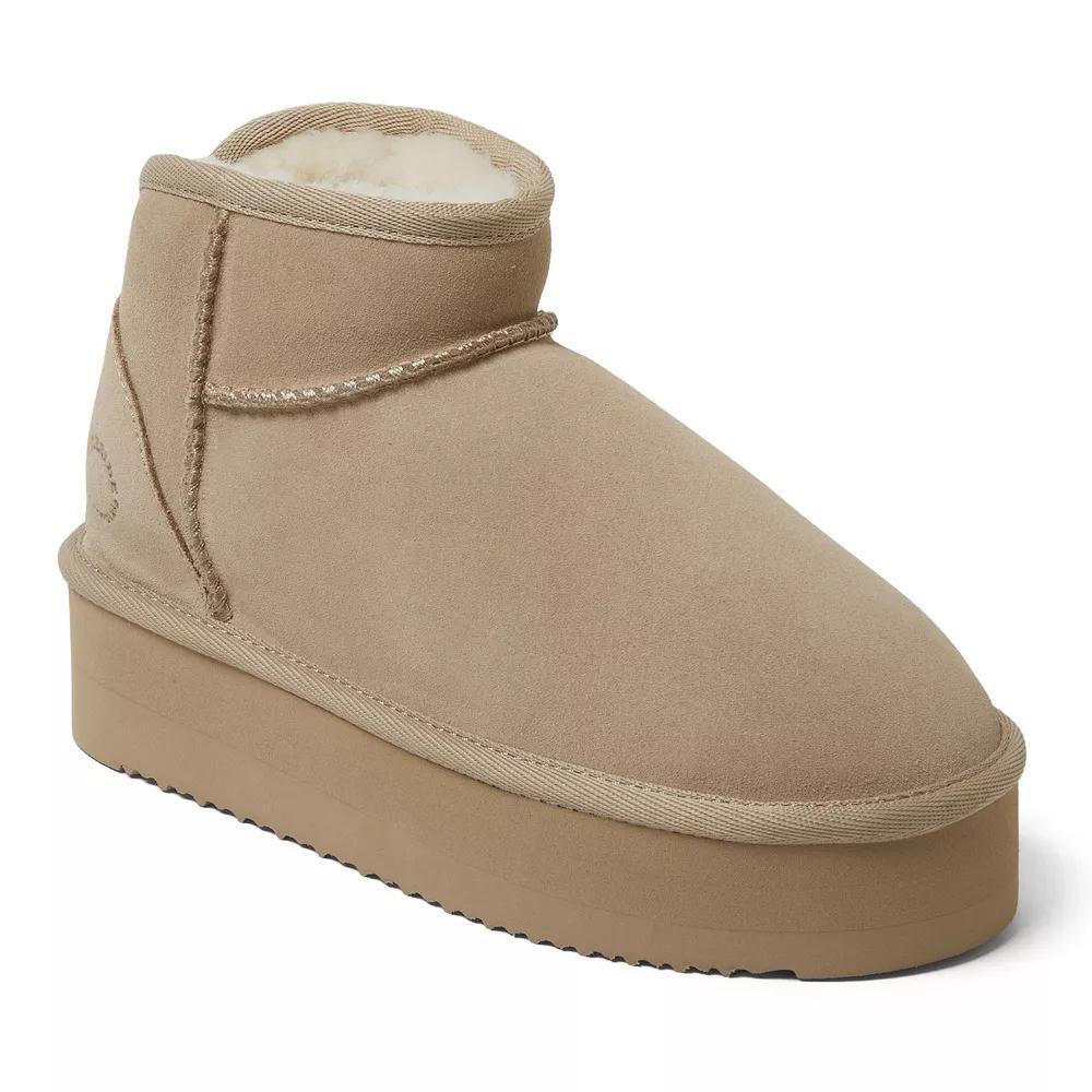 Fireside by Dearfoams Kingston Women's Shearling Platform Slippers, Size: 8, Purple Product Image