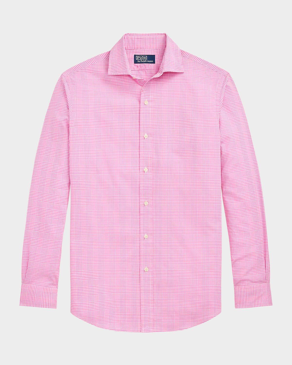 Mens Glen Plaid Poplin Sport Shirt Product Image
