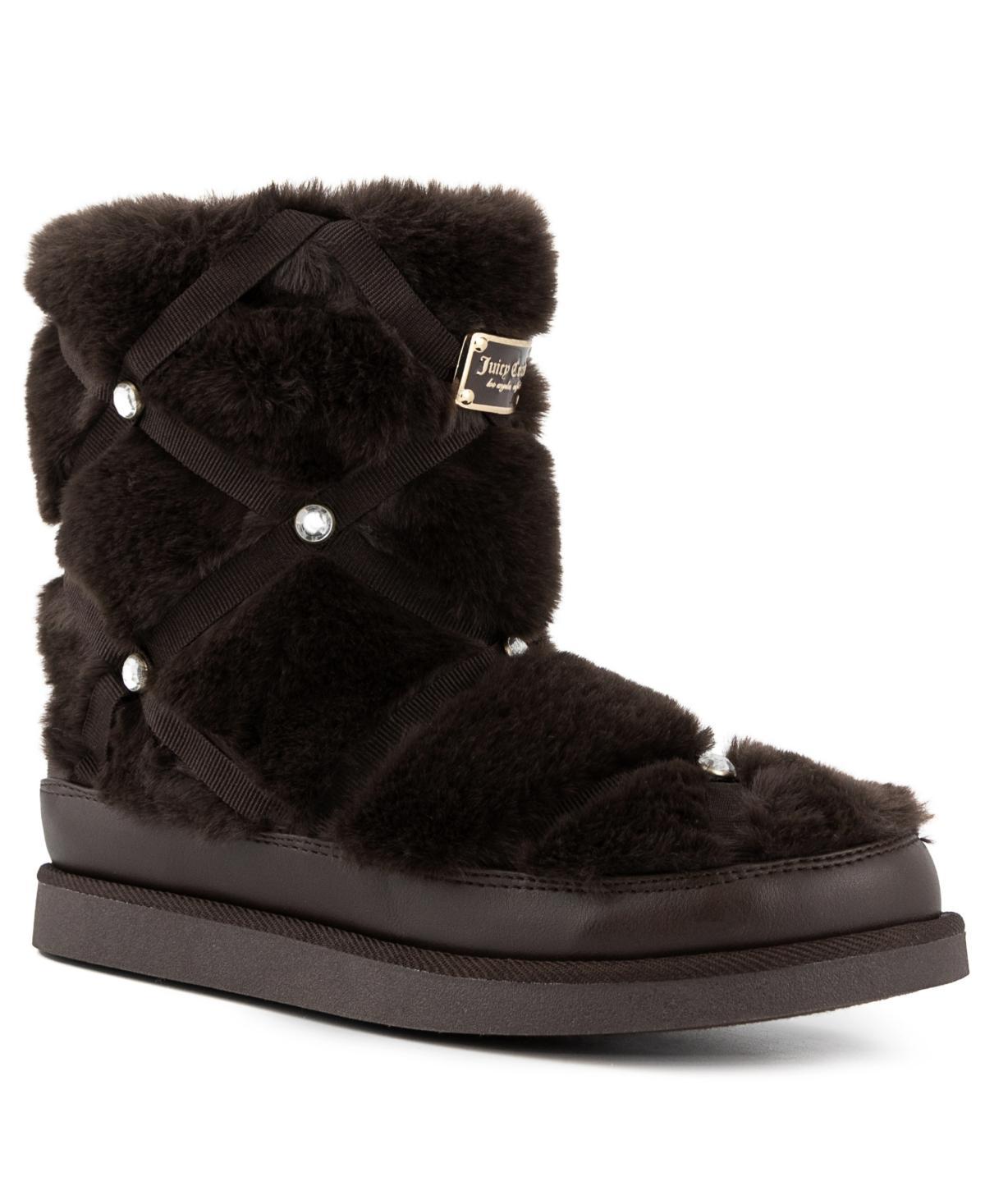 Juicy Couture Knockout Women's Winter Boots, Size: 9, Dark Brown Product Image