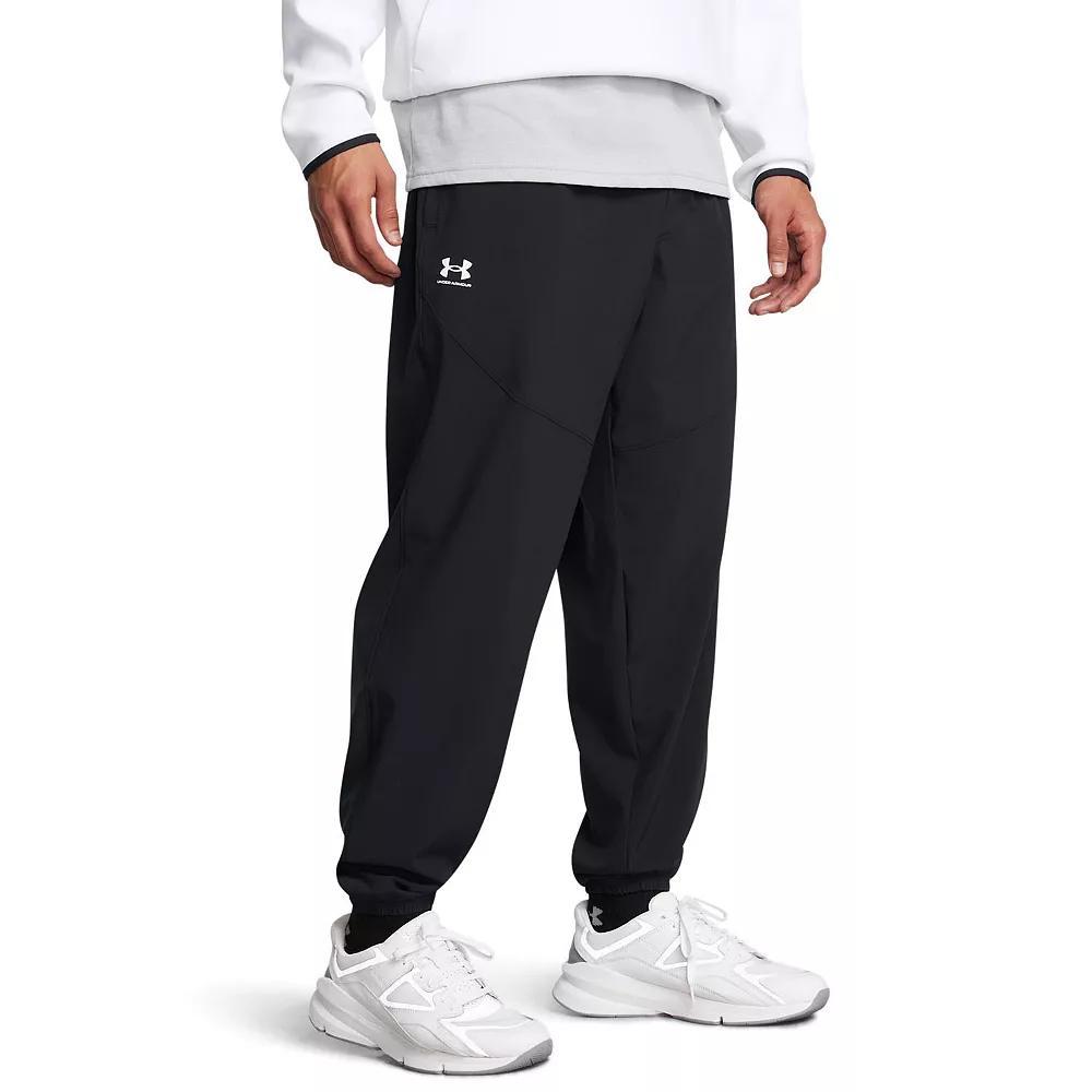 Men's Under Armour Vibe Woven Joggers, Size: Medium, Black Product Image