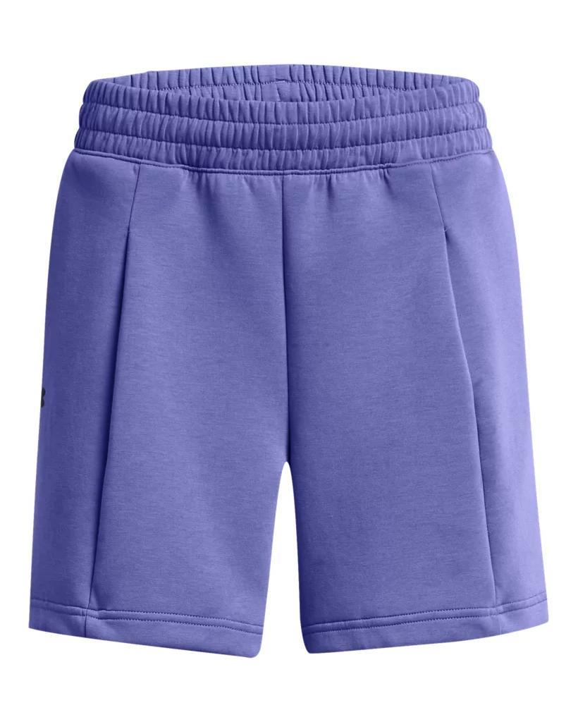 Women's UA Unstoppable Fleece Pleated Shorts Product Image