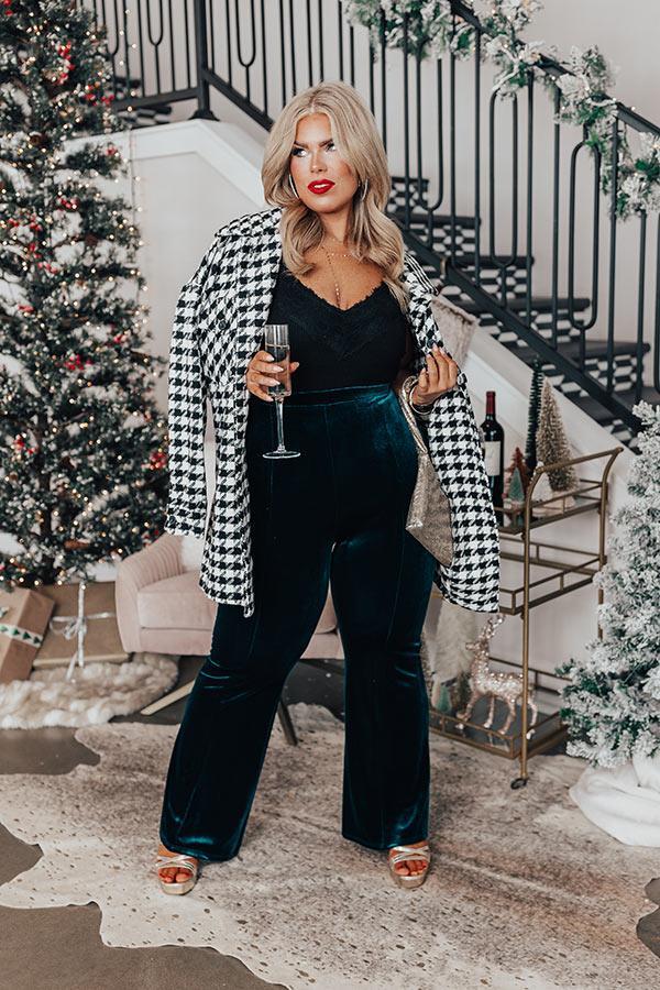 Cuddle So Close Houndstooth Jacket Curves Product Image