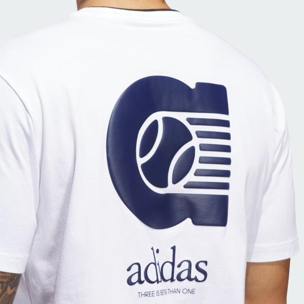 Men's adidas Summer Prep Graphic Sportswear T-Shirt, Size: Large, Green Strata Product Image
