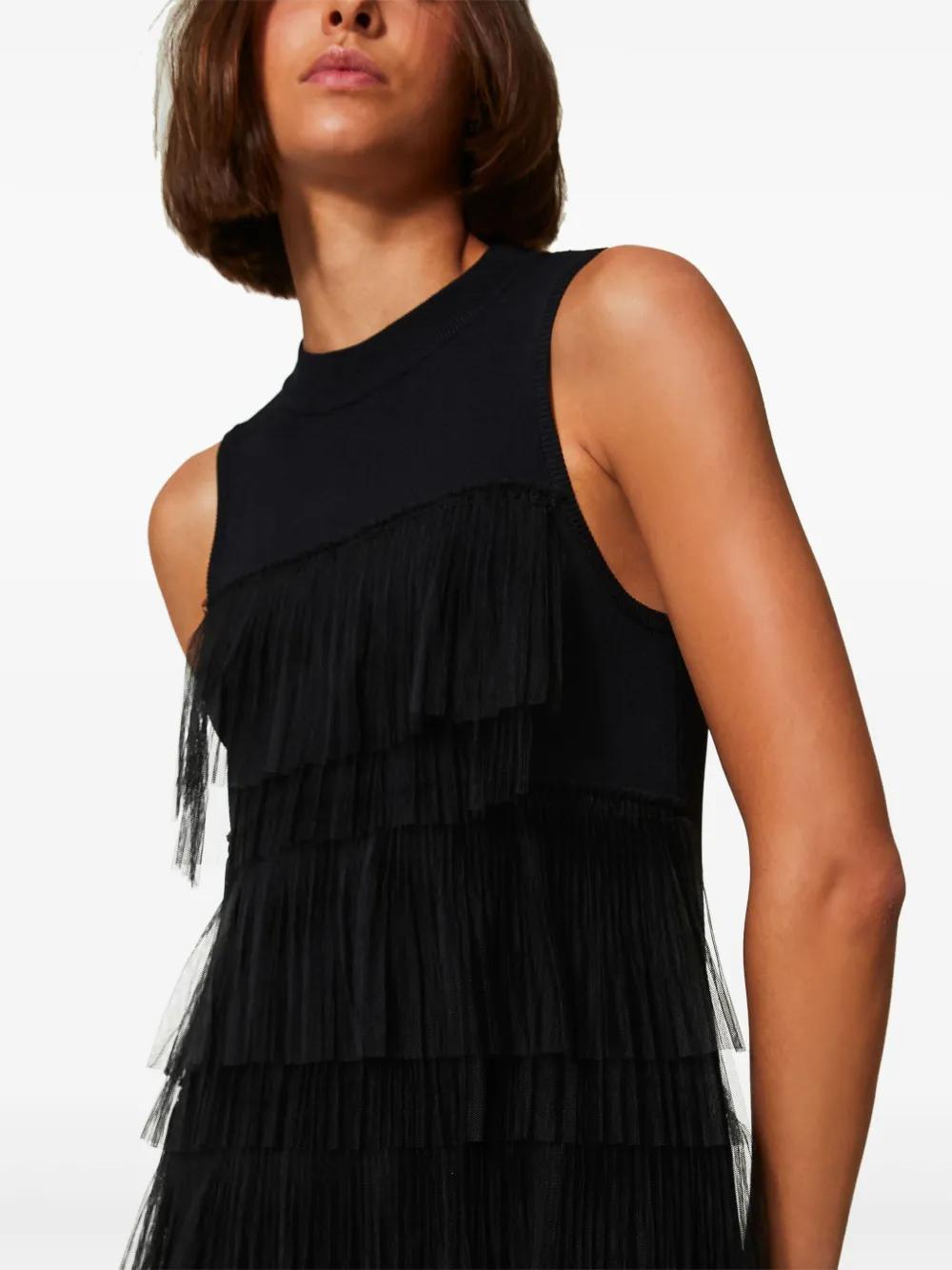 tulle-ruffled dress Product Image