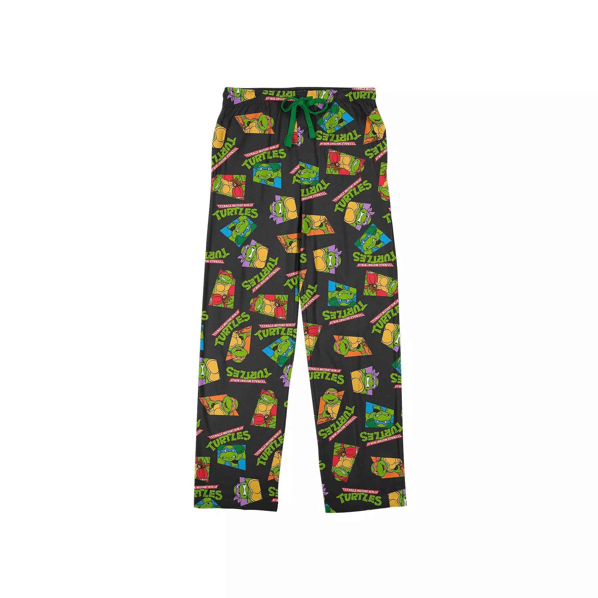 Men's Teenage Mutant Ninja Sleep Pants, Size: XXL, Black Product Image