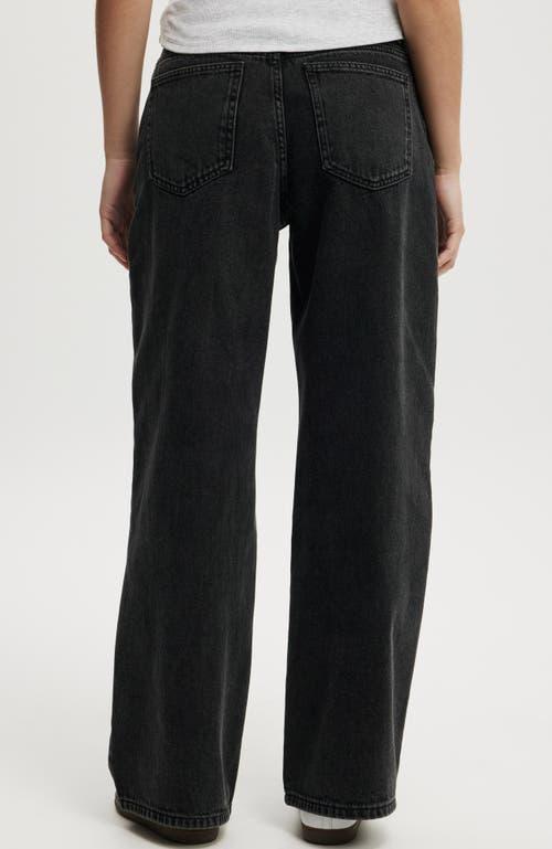 Cotton On Women's Relaxed Wide Jean in Graphite Black at Nordstrom, Size 14 Product Image