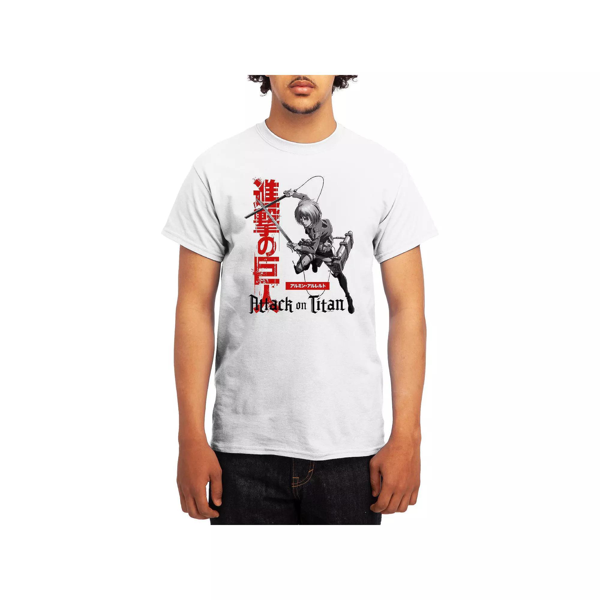 Men's Attack on Titan Levi Throne Graphic Tee, Boy's, Size: XXL, Turquoise Product Image