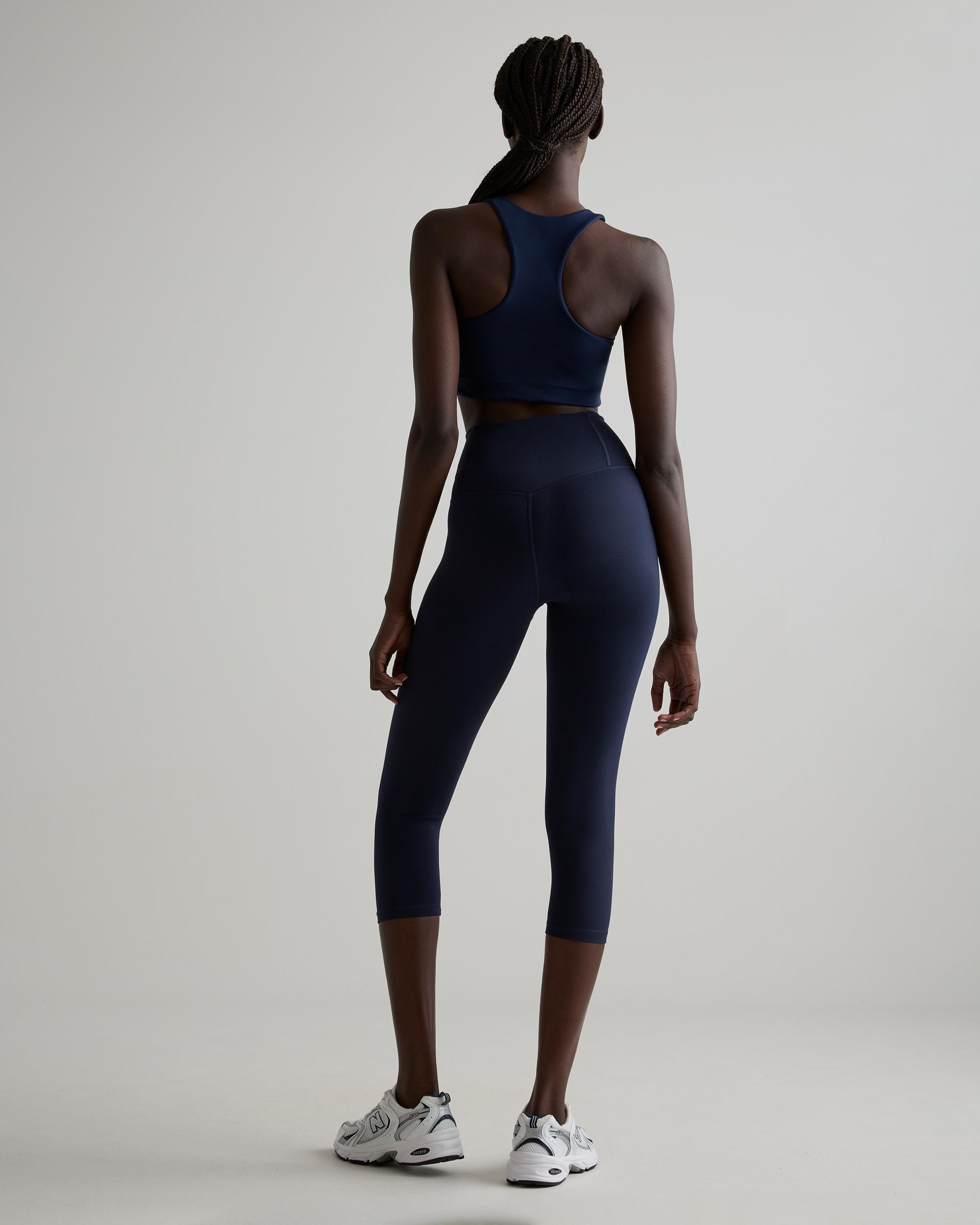 Quince | Women's Ultra-Form High-Rise Capri Size XS, Nylon/Spandex Product Image