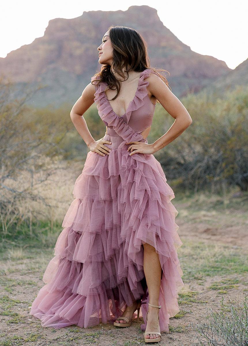 Adrienne Impact Dress in Orchid Female Product Image