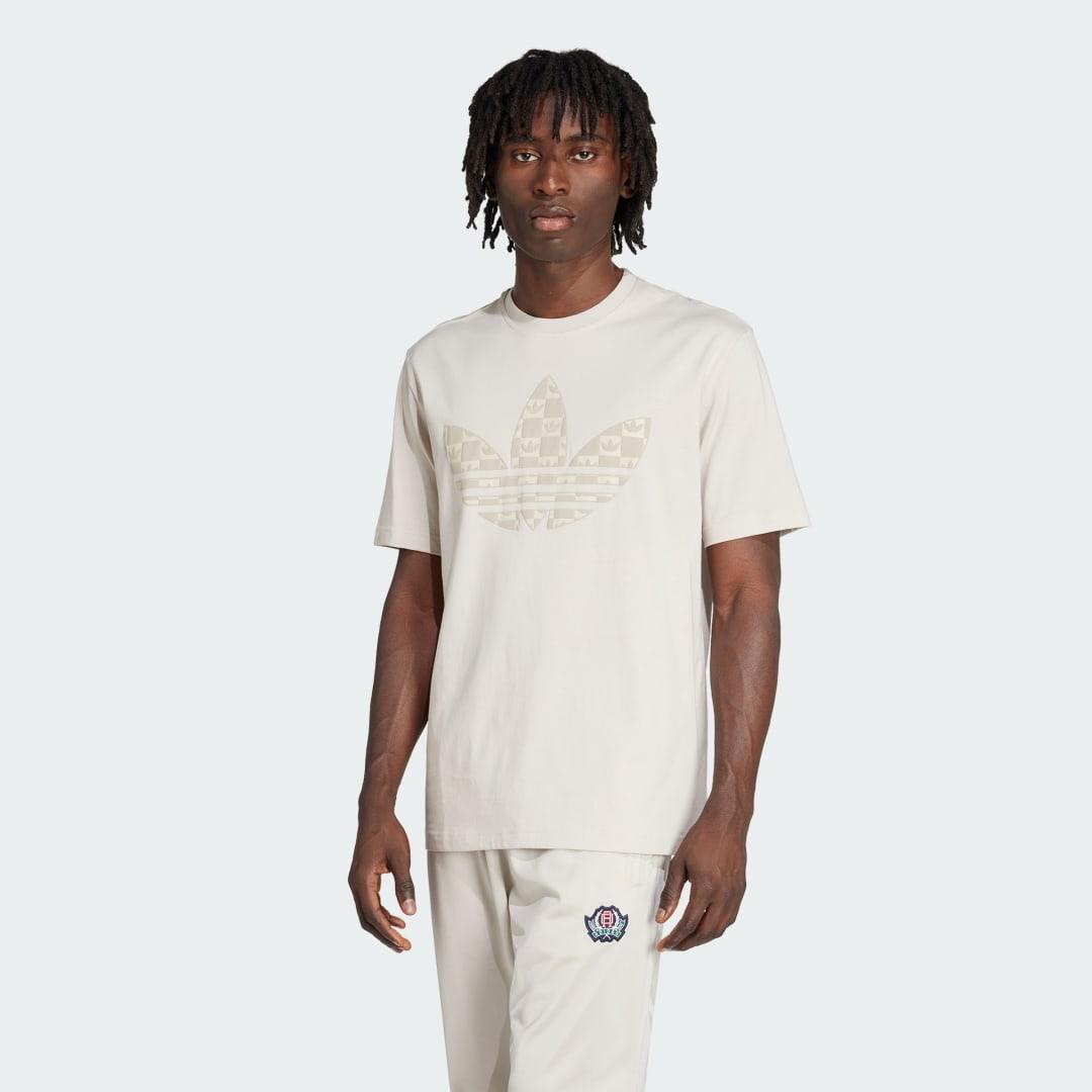 adidas Monogram Loose Tee Bliss S Mens Product Image