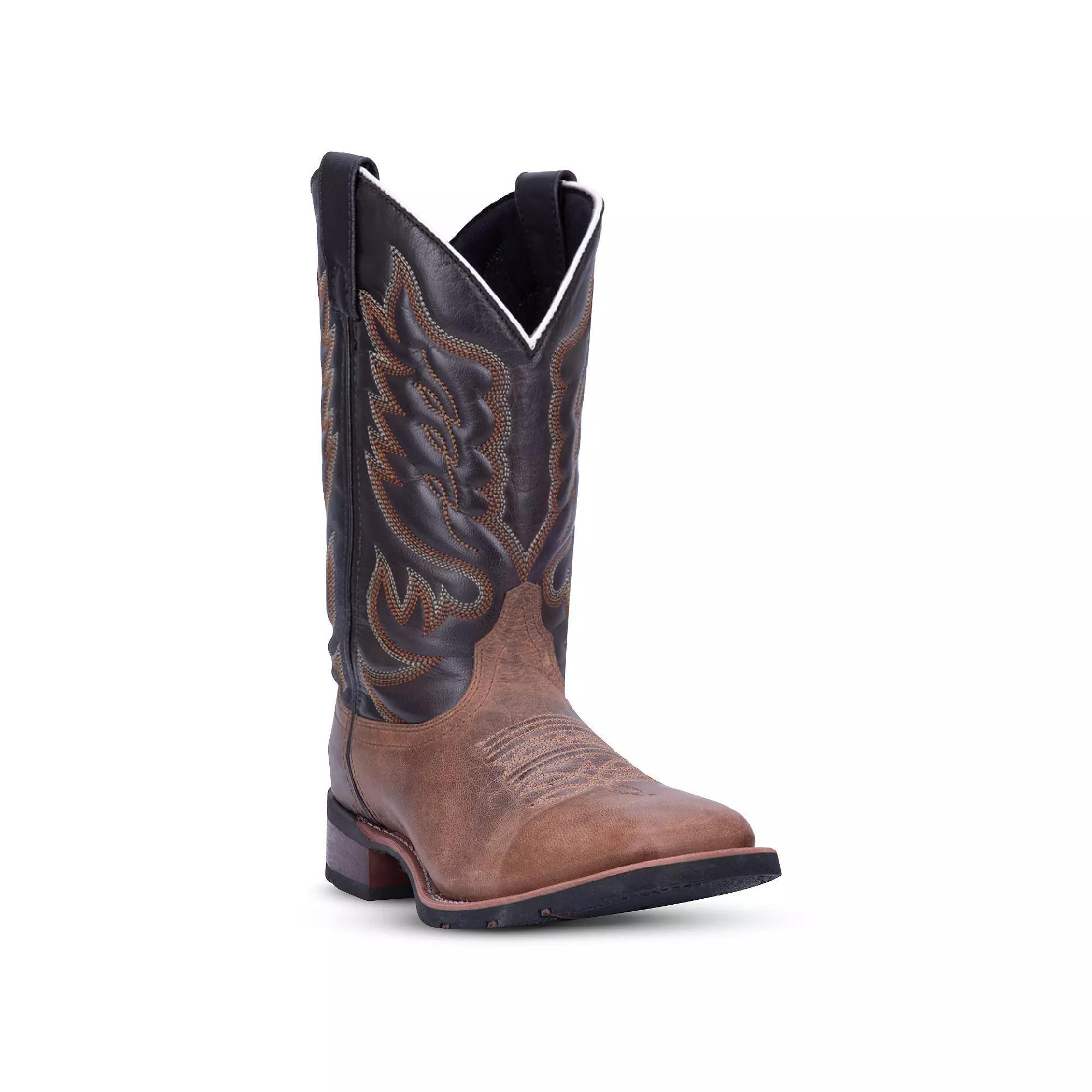 Laredo Montana Men's Cowboy Boots, Size: 10.5 Wide, Sand - Brown Product Image