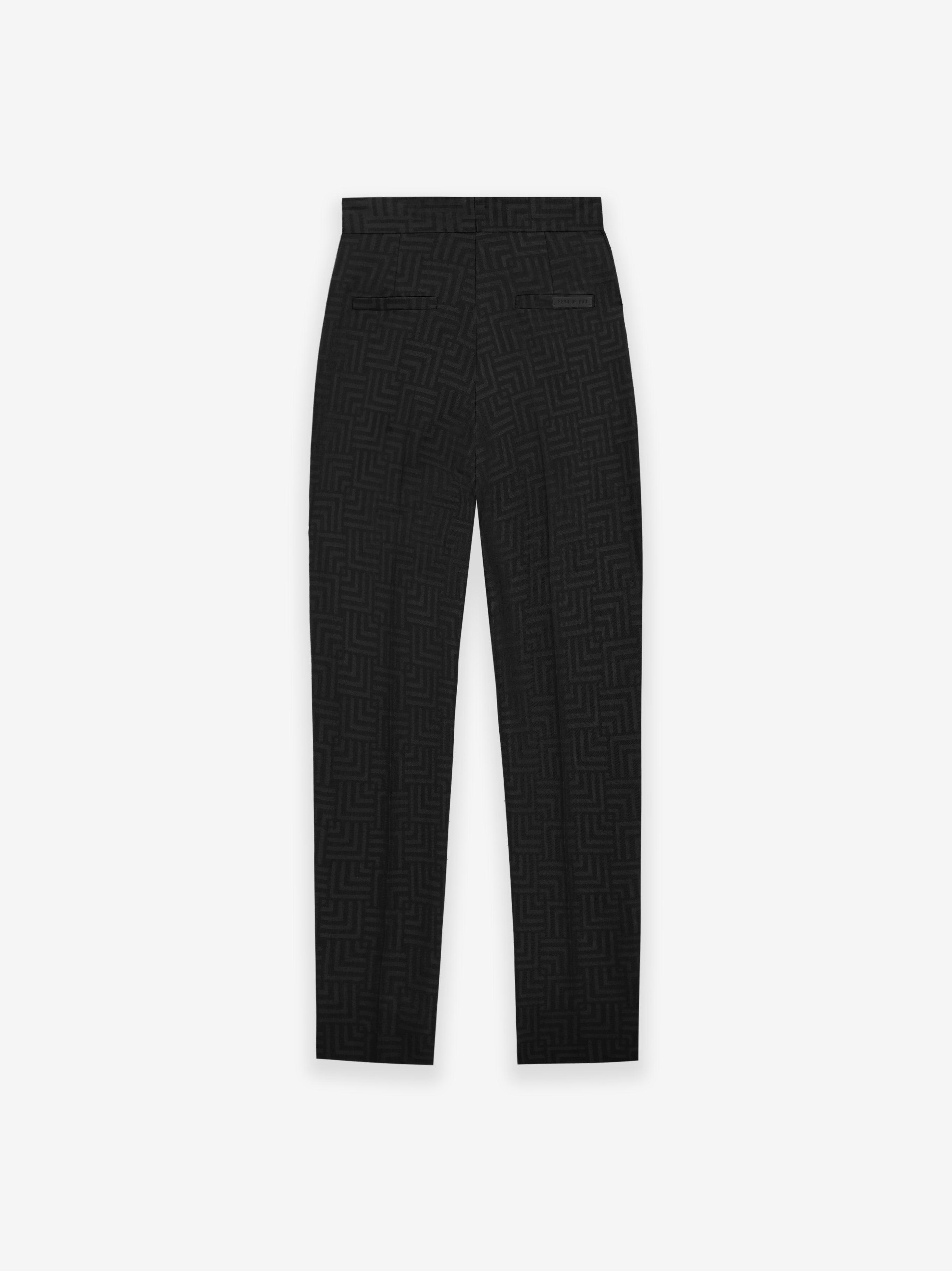 Wool Jacquard Tapered Trouser Male Product Image