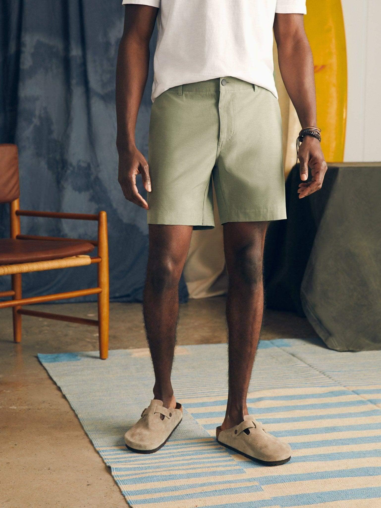 Belt Loop All Day Shorts (7") - Olive Male Product Image