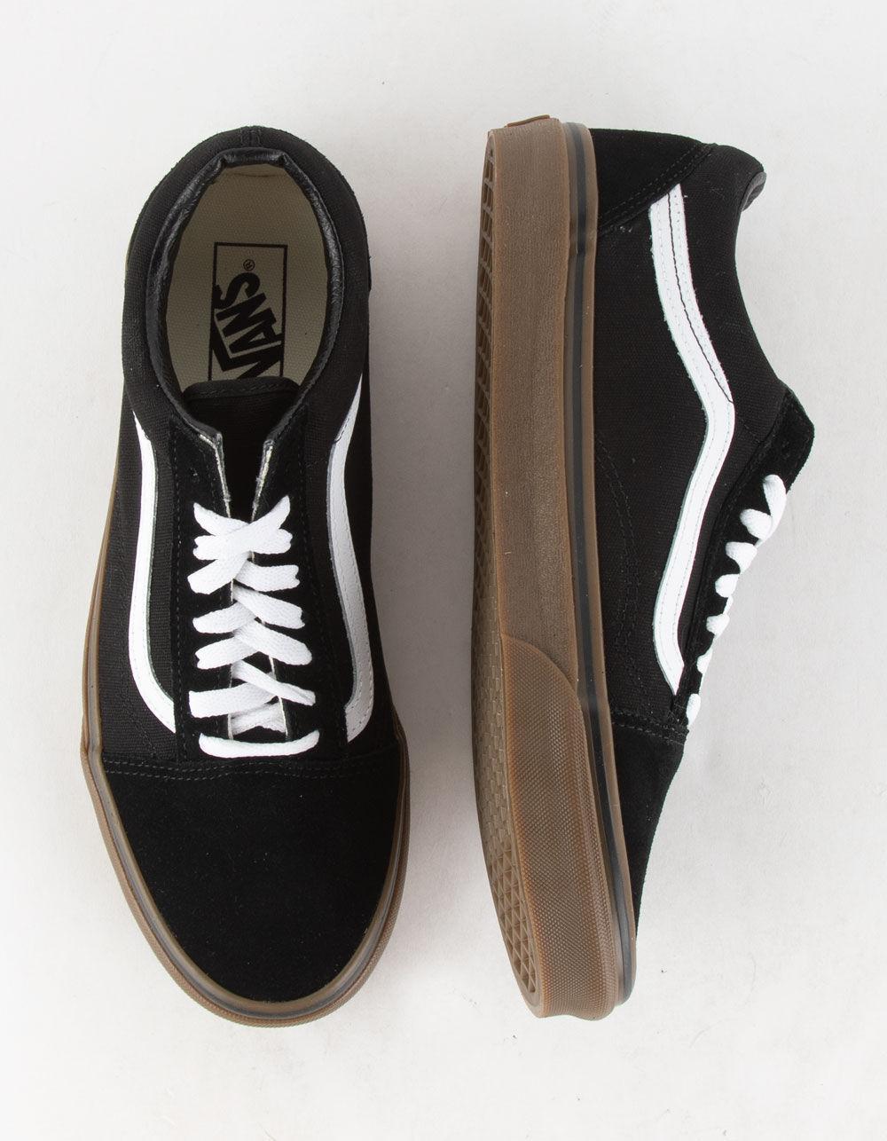 VANS Old Skool Gum Mens Shoes - BLK/KHAKI Product Image