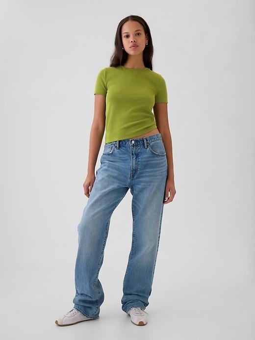 Modern Rib Cropped T-Shirt Product Image
