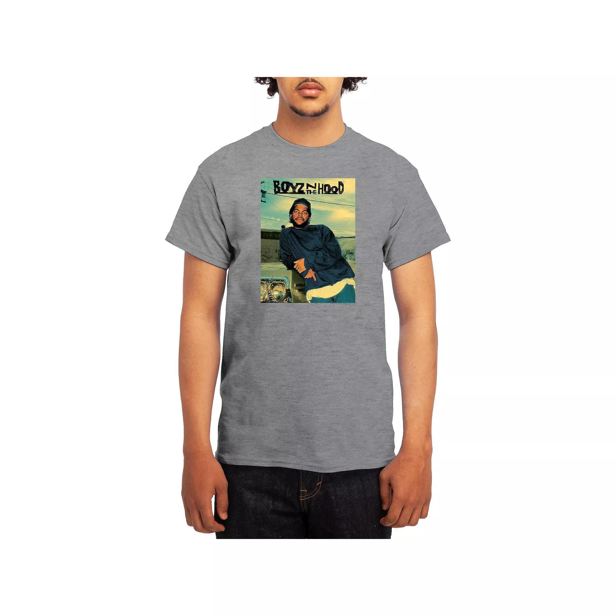 Men's Boyz N' The Hood Doughboy & Car Tinted Graphic Tee, Size: Medium, Ath Grey Product Image