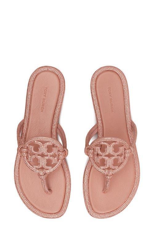 Tory Burch Womens Miller Pave Knotted Sandals Product Image