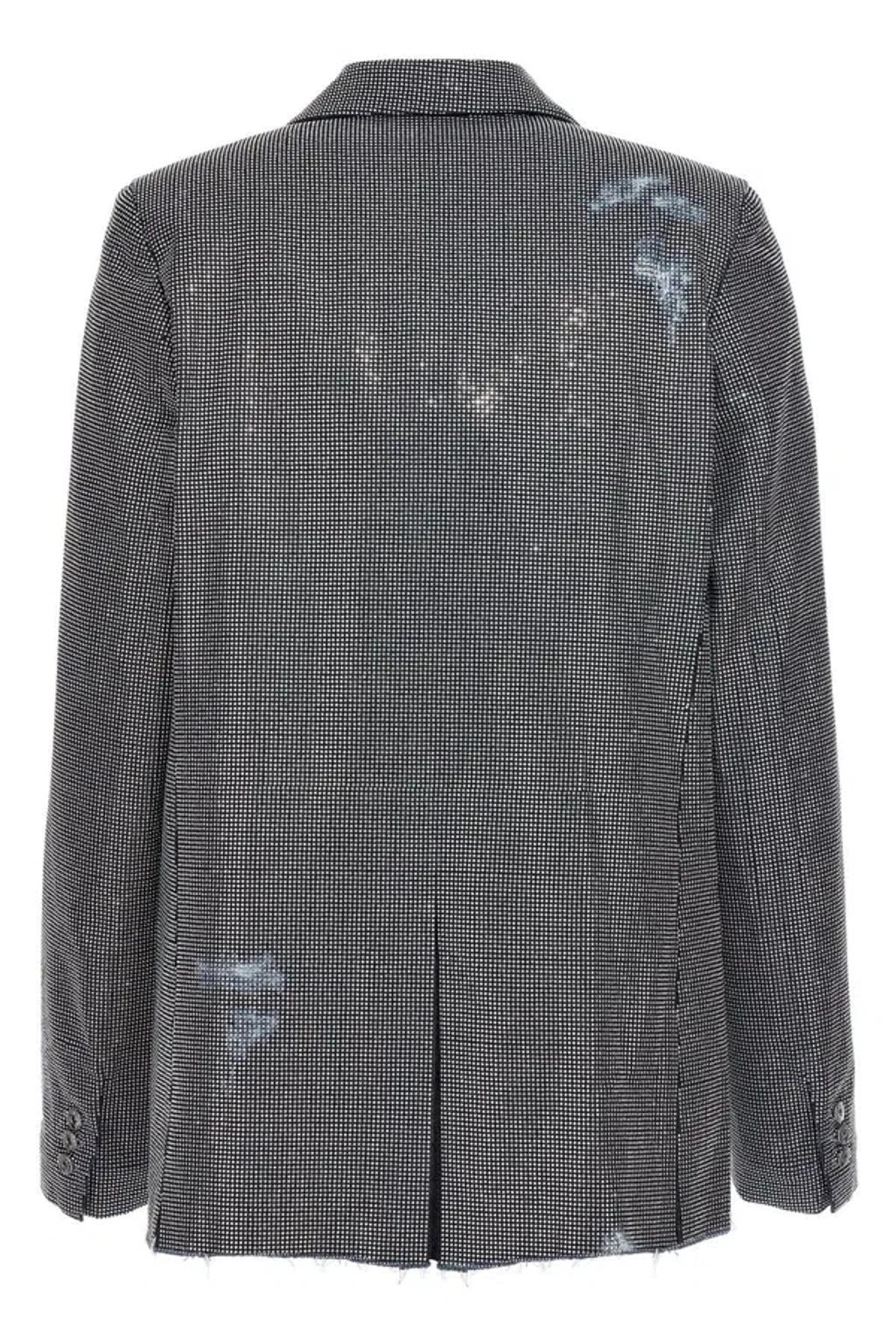 JW ANDERSON Studded Sb Blazer In Blue Product Image