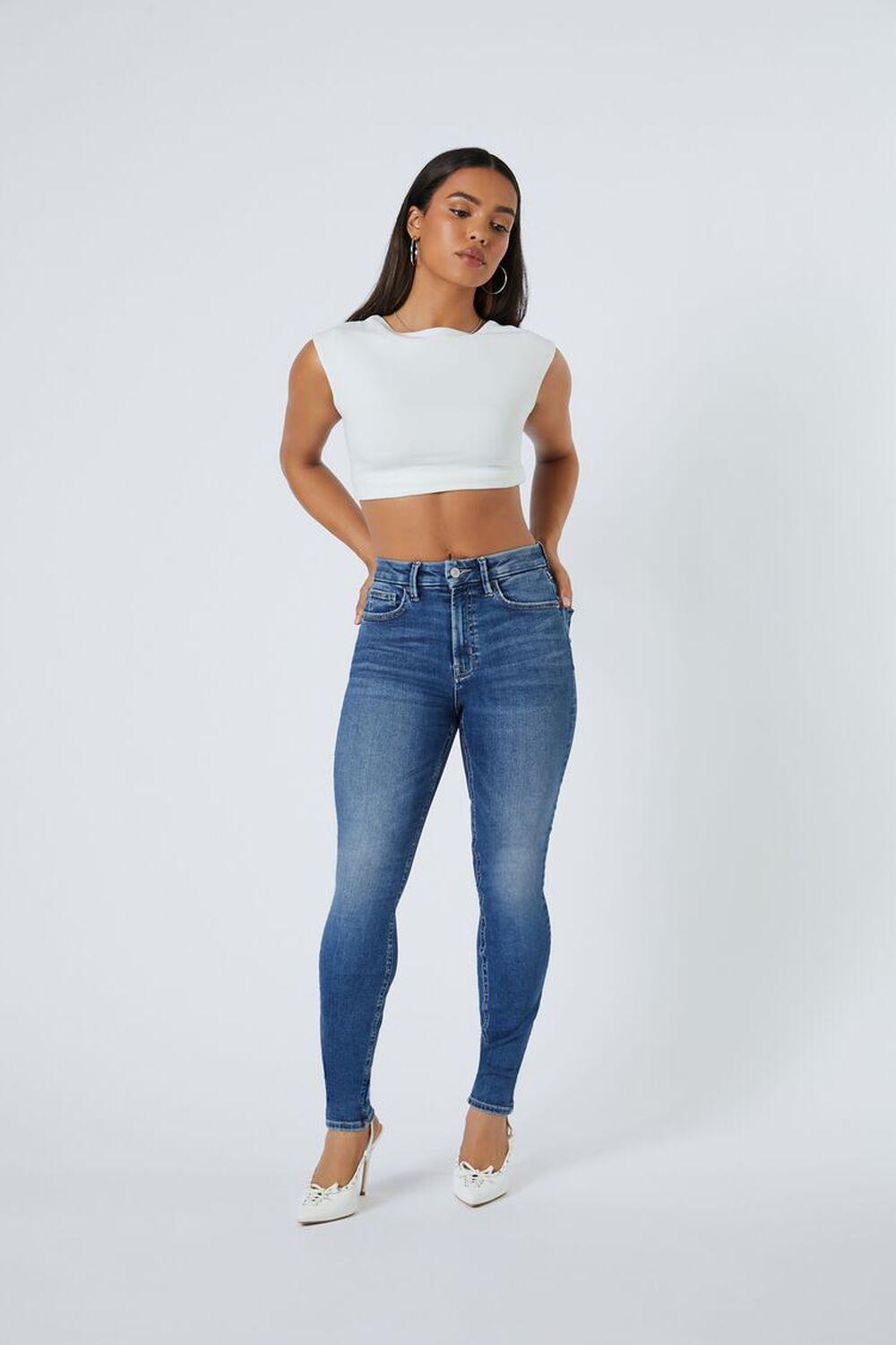 Curvy High-Rise Skinny Jeans | Forever 21 Product Image