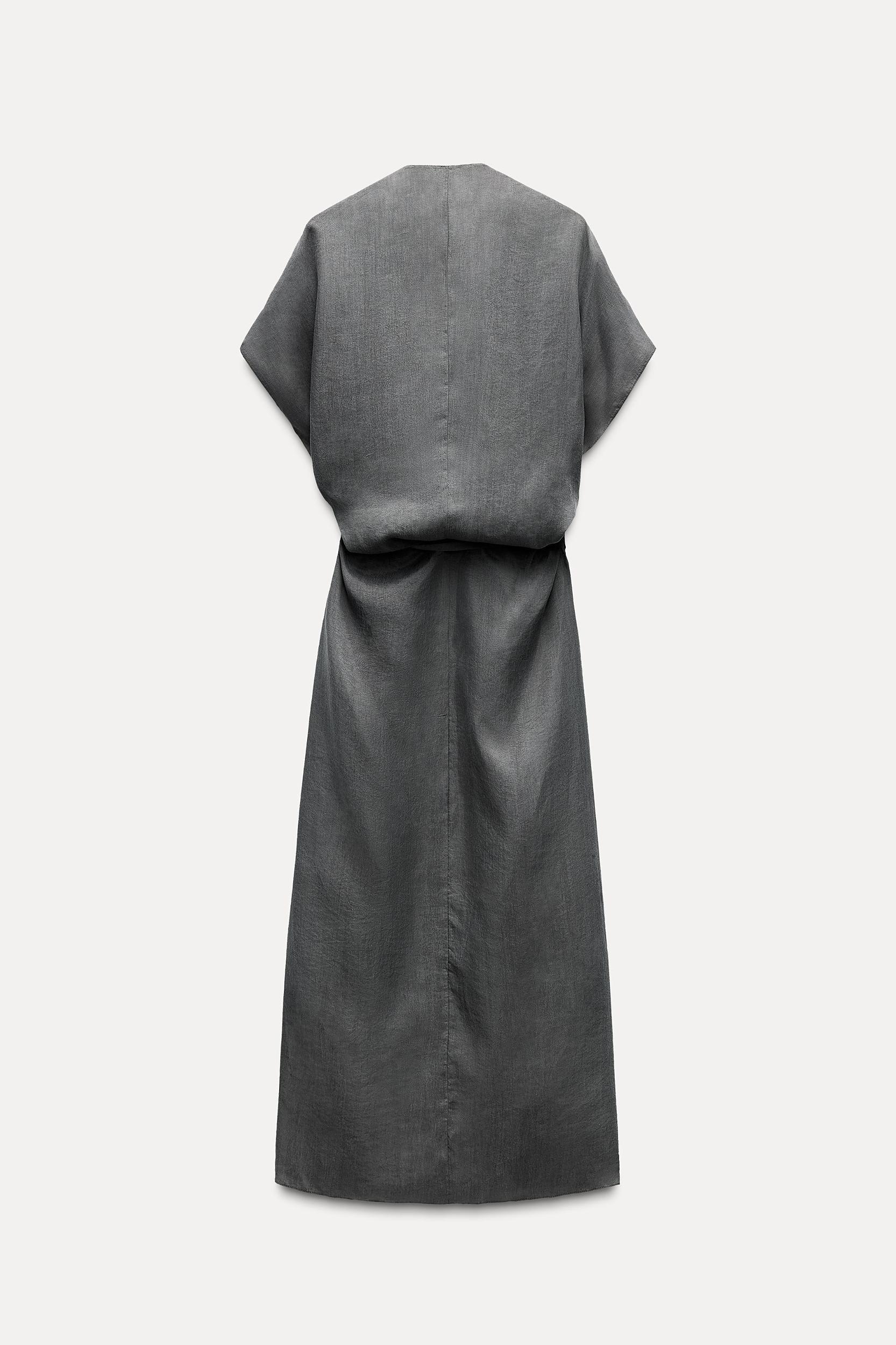 TIED MIDI DRESS ZW COLLECTION Product Image