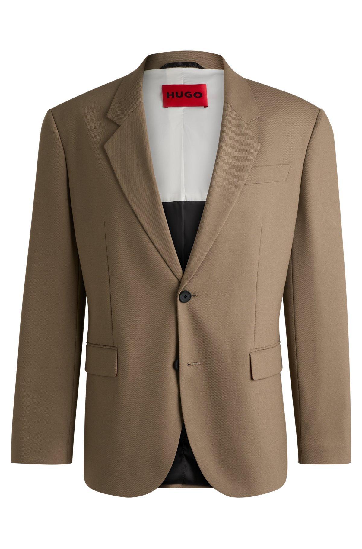 Modern-fit jacket in stretch twill with full lining Product Image